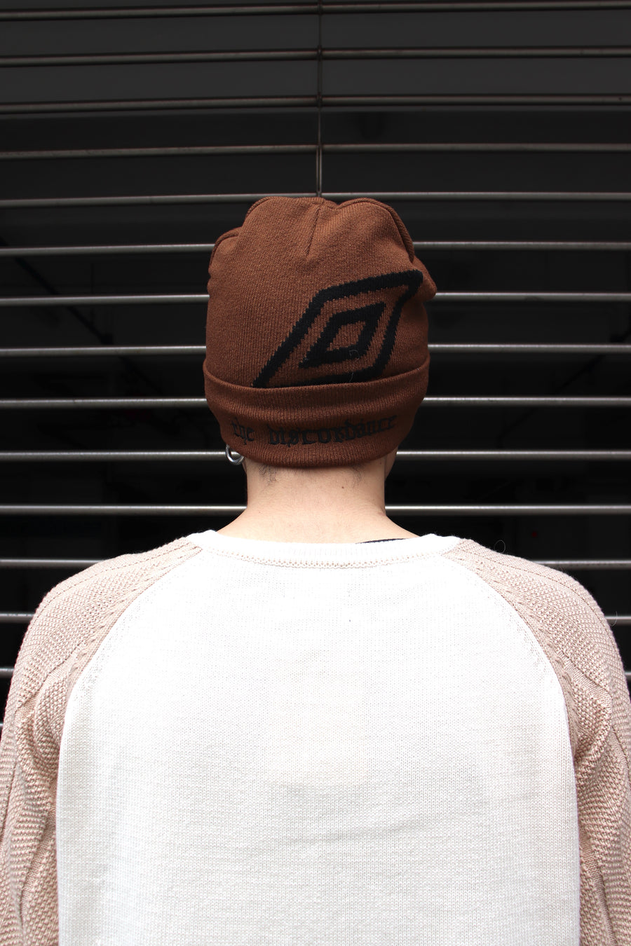 Children of the discordance  UMBRO Logo Beanie(BROWN)