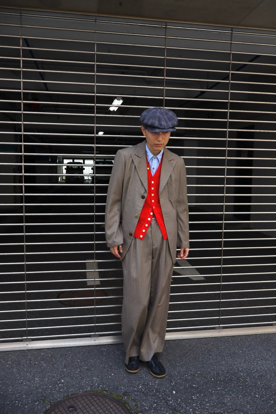 MASU(エムエーエスユー)のINVERTED PLEATS WIDE TROUSERS OLIVE GRAYの