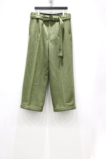 BED j.w. FORD  Herring Bone Wool Wide Pants