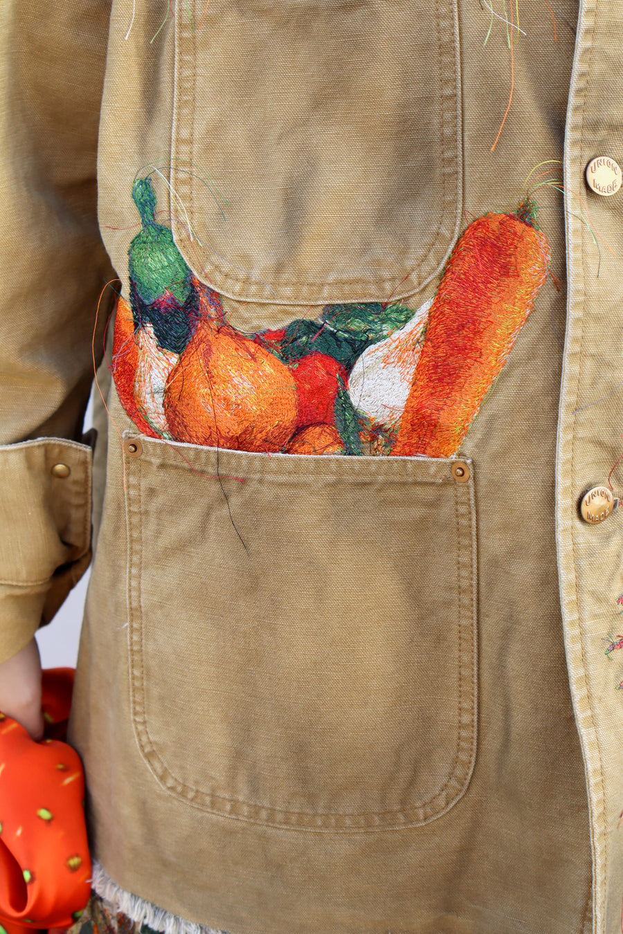 doublet(ダブレット)のVEGETABLE EMBROIDERY WORK JACKET BEIGEの通販