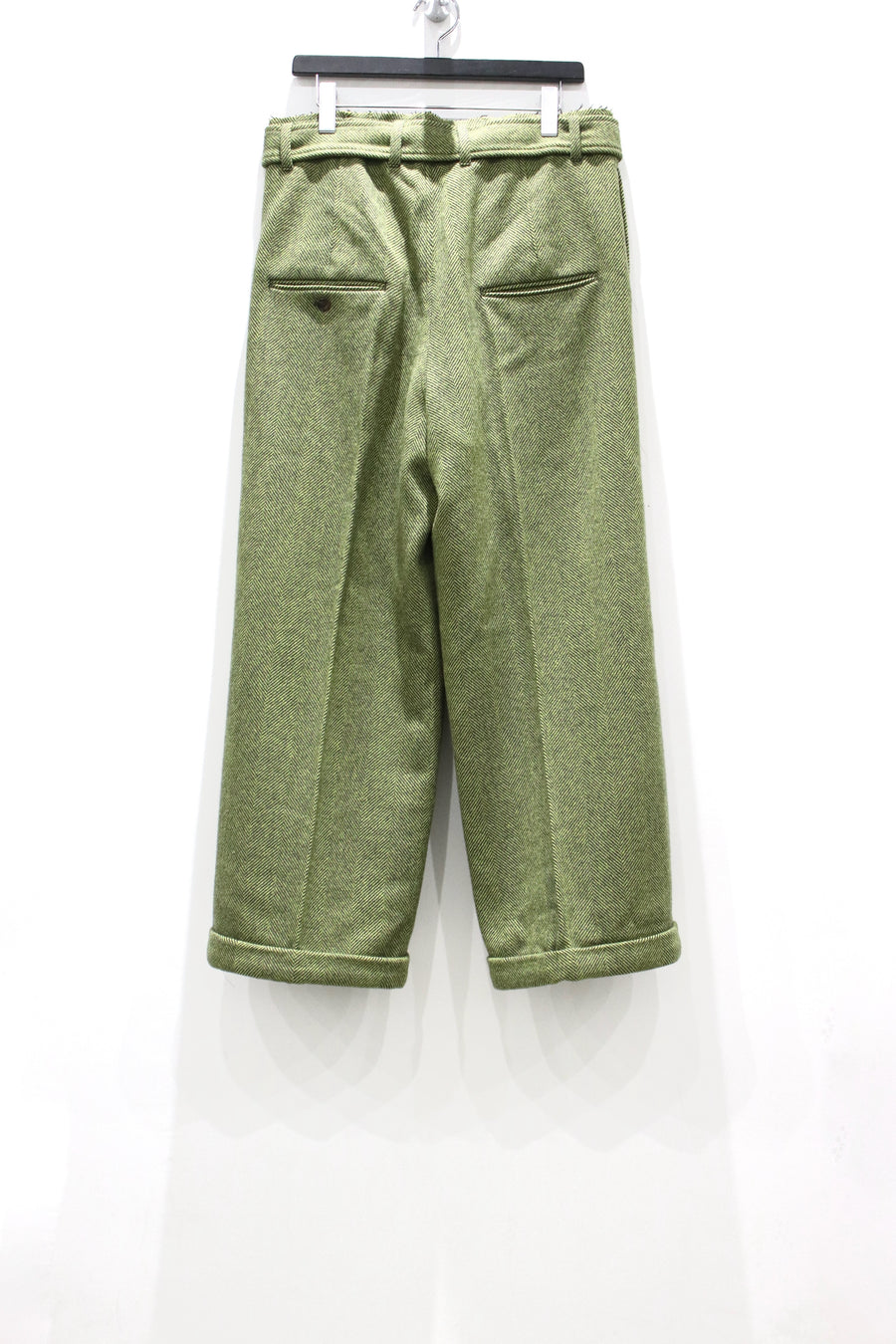 BED j.w. FORD  Herring Bone Wool Wide Pants