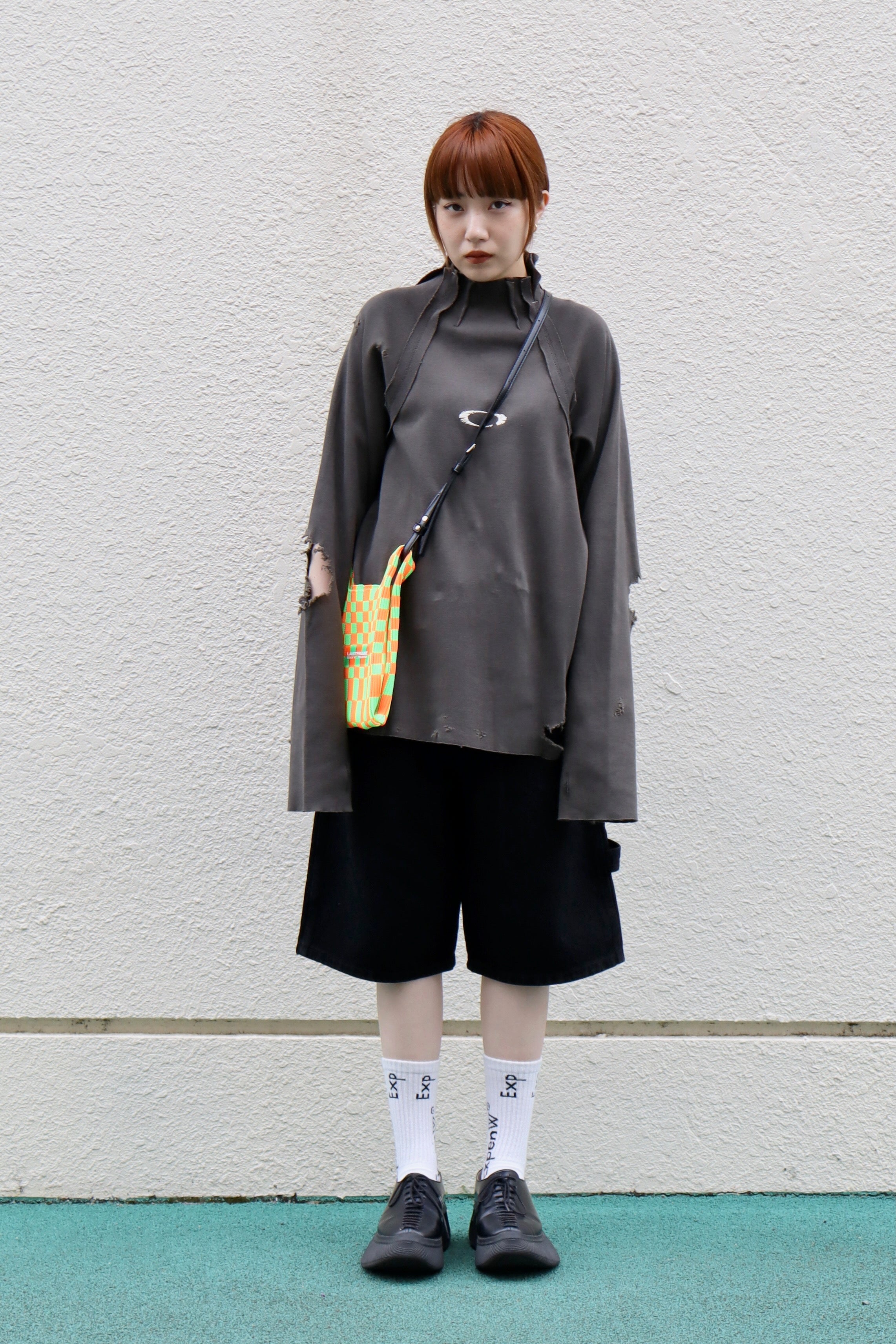 LASTFRAME(ラストフレーム)のICHIMATSU MARKET BAG MINI NEON GREEN