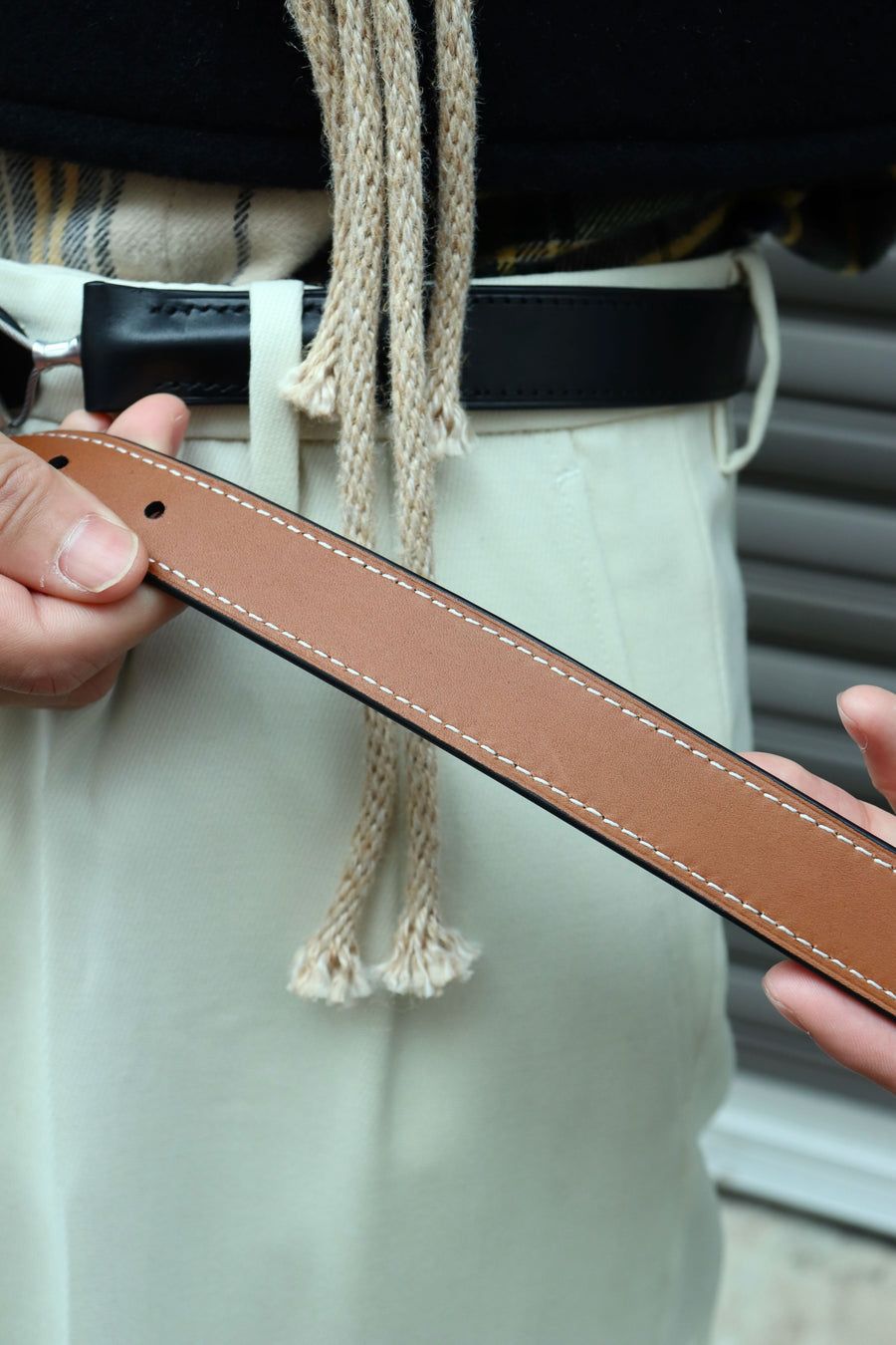 beta post  reversible suspension belt(BLACK)