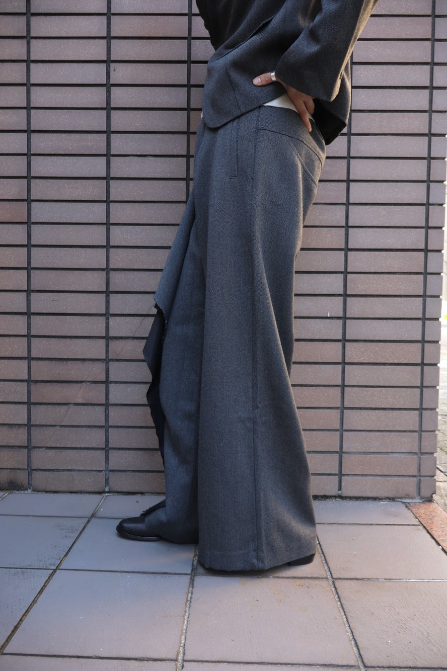 NAMESAKE  WOLVES DRAPE TROUSERS