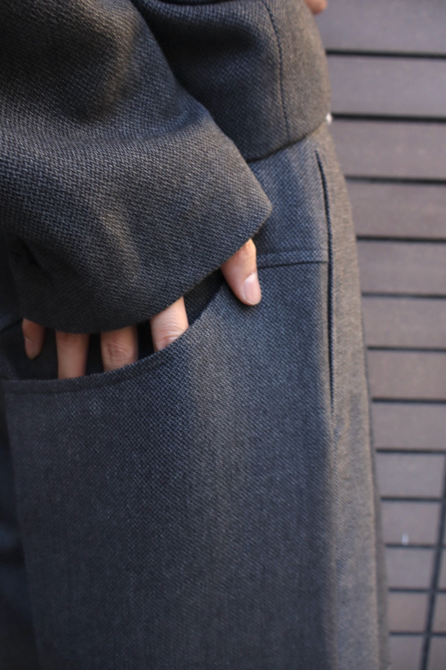 NAMESAKE  WOLVES DRAPE TROUSERS