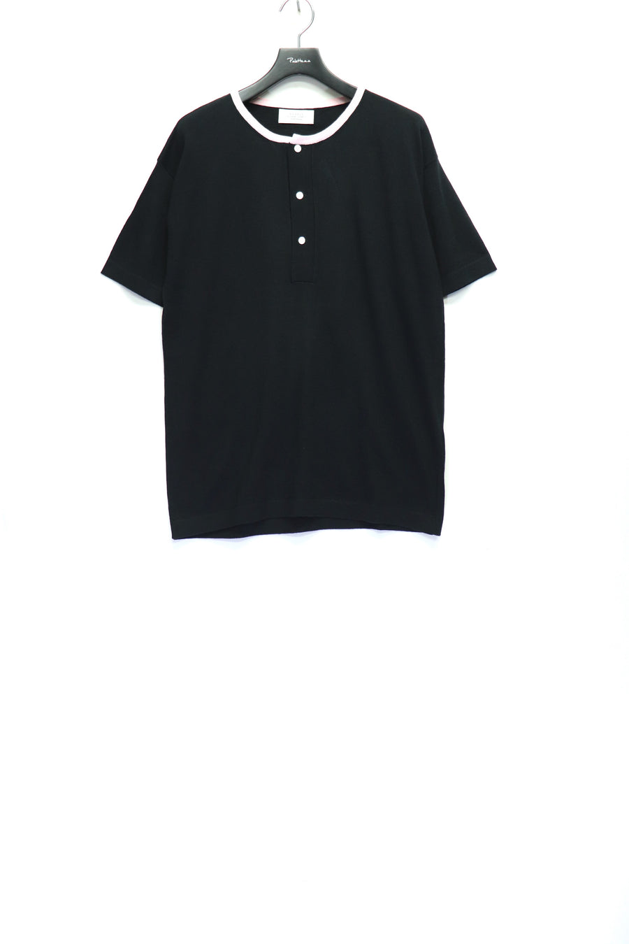 LEH  Henry Neck T-SH(BLACK)