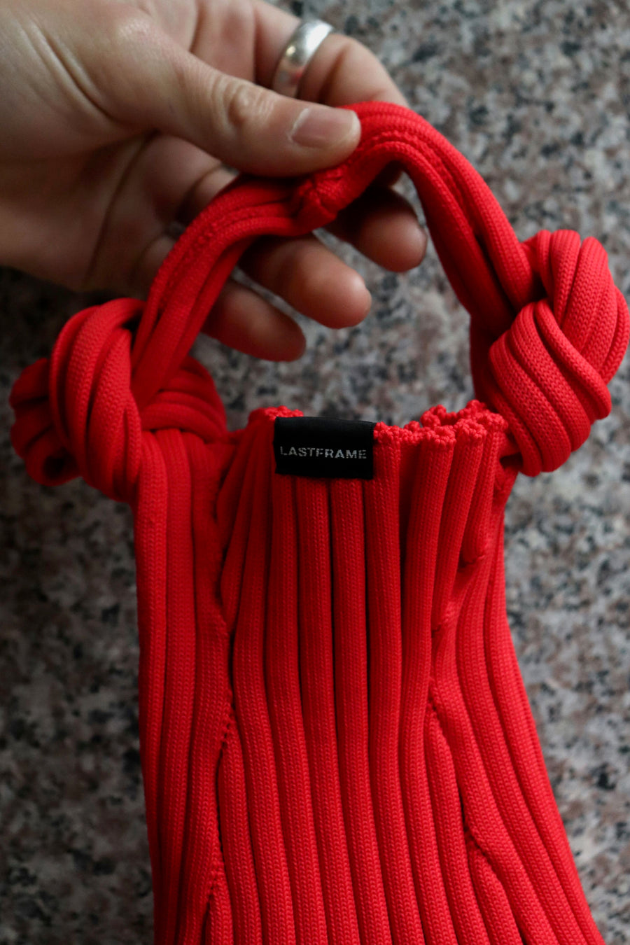 LASTFRAME  TSUBO BAG(RED)