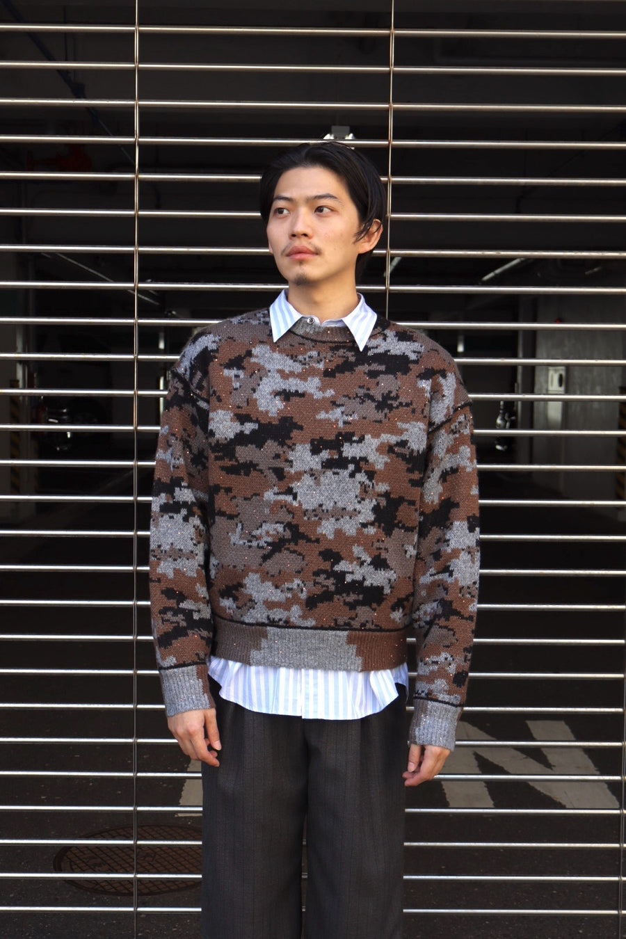 FAF(エフエーエフ)のWIK Camo Jacquard Knitの通販｜PALETTE art alive