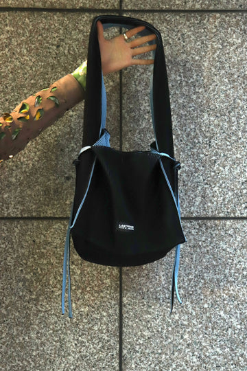 LASTFRAME  HINEMOSU BAG(BLACK × BLUE GRAY)