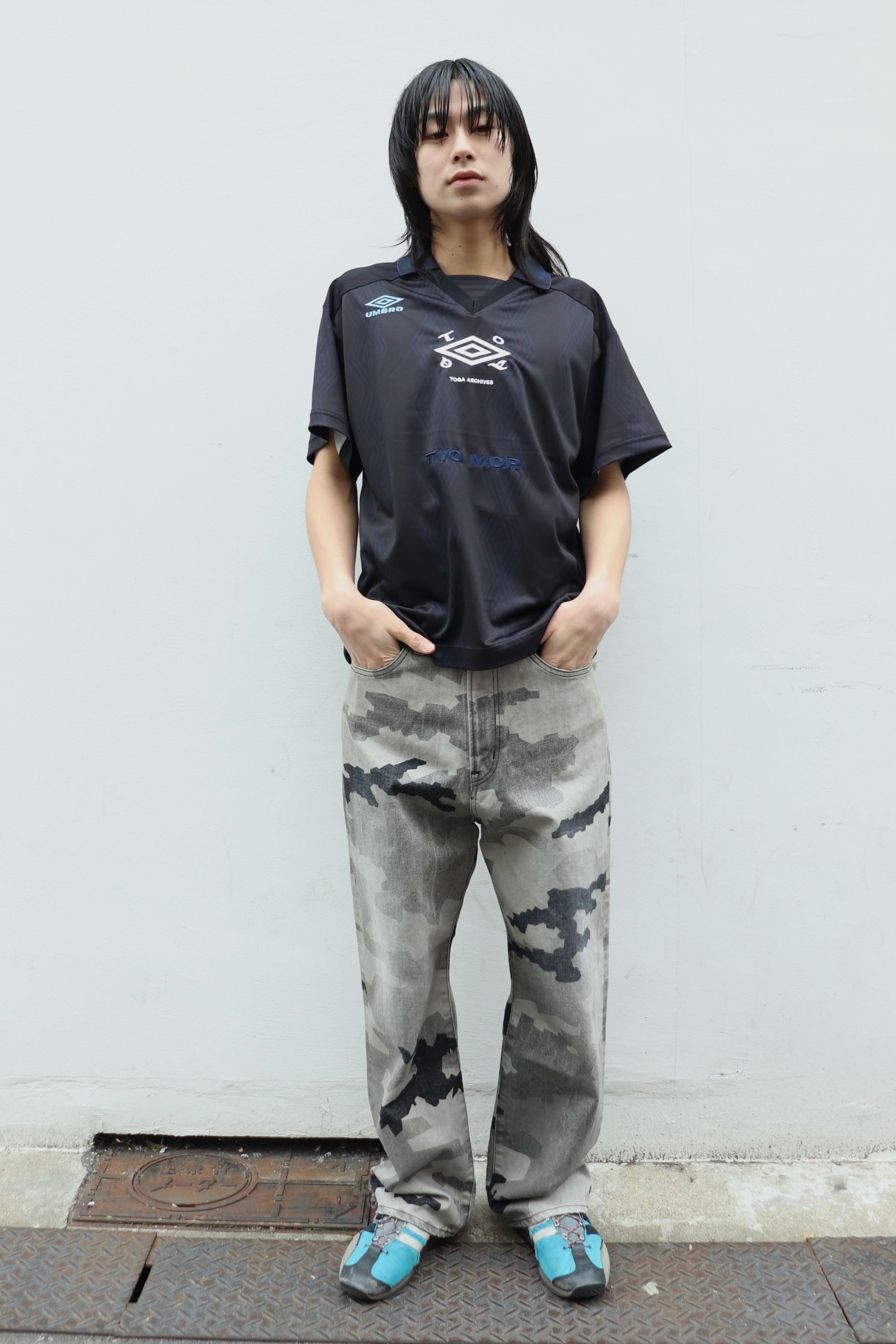 FAF(エフエーエフ)のCAMO AGED DENIM PANTS SHADOW CAMOの通販