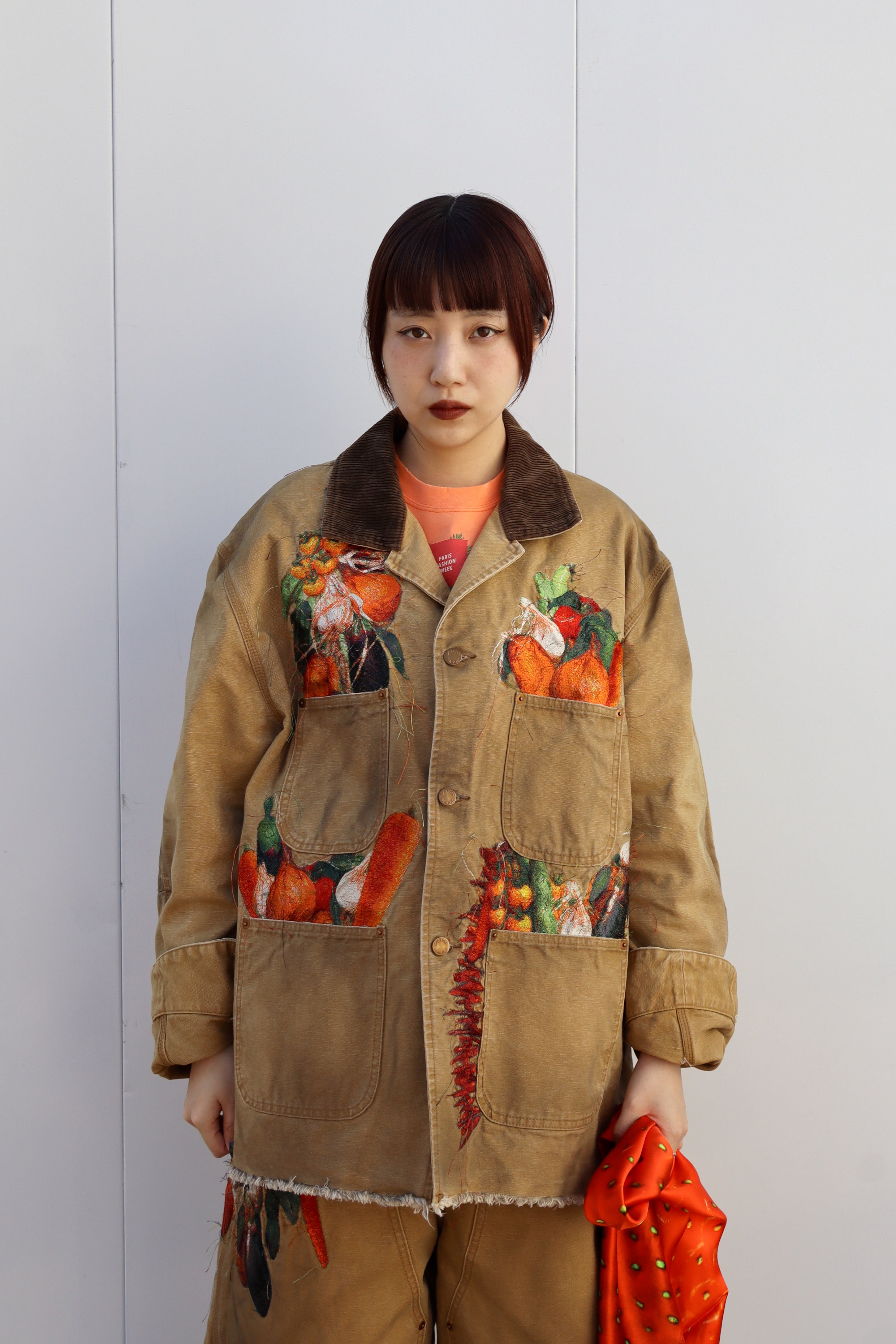 doublet(ダブレット)のVEGETABLE EMBROIDERY WORK JACKET BEIGEの通販