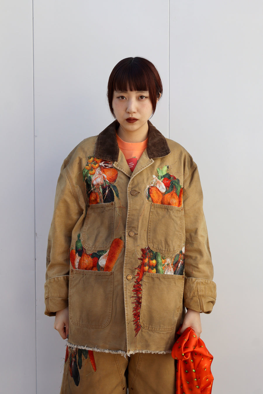 doublet(ダブレット)のVEGETABLE EMBROIDERY WORK JACKET BEIGEの通販