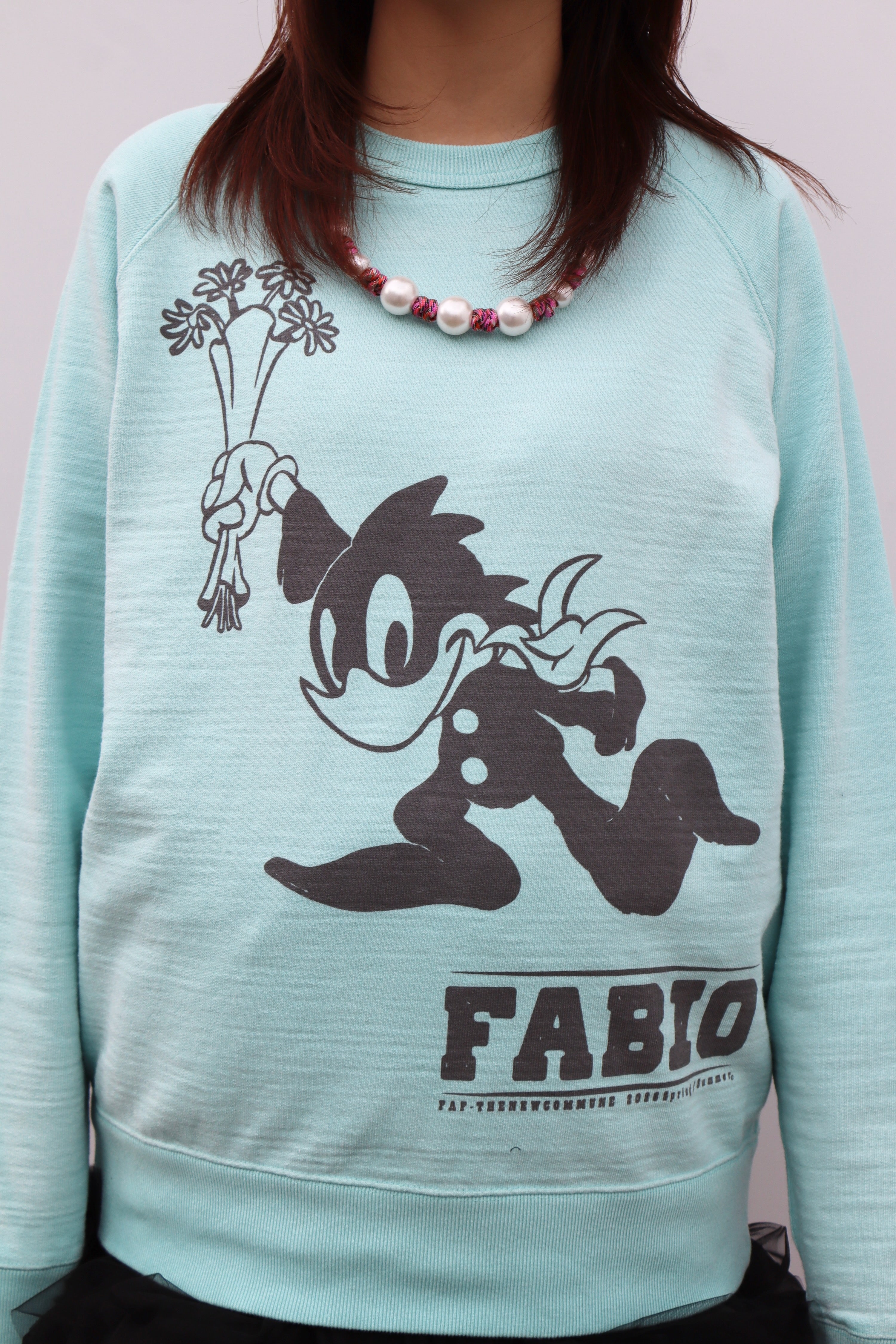 FAF(エフエーエフ)のFabio Crewneck Sweat Mint Greenの通販｜PALETTE