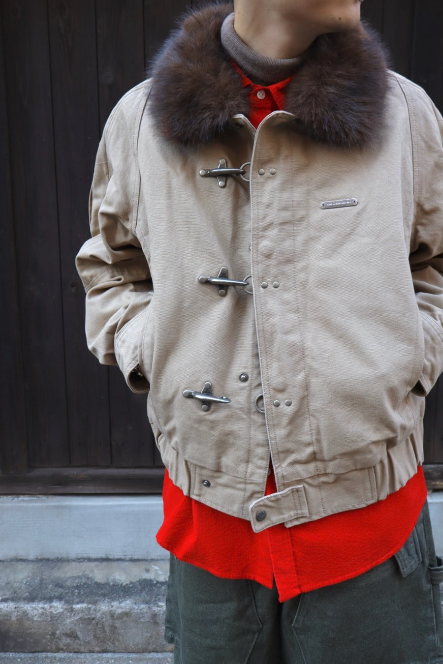 ANDERSSON BELL  UNISEX ORTEGA WASHED COTTON JACKET