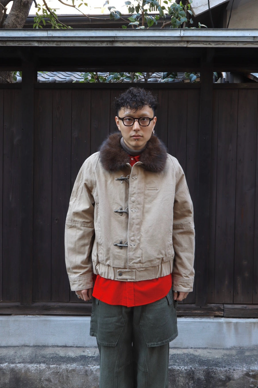 ANDERSSON BELL  UNISEX ORTEGA WASHED COTTON JACKET