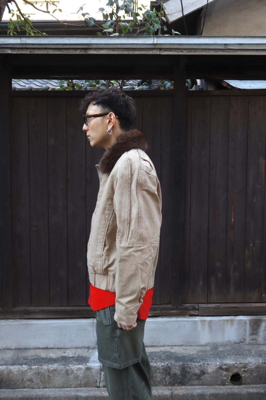 ANDERSSON BELL  UNISEX ORTEGA WASHED COTTON JACKET