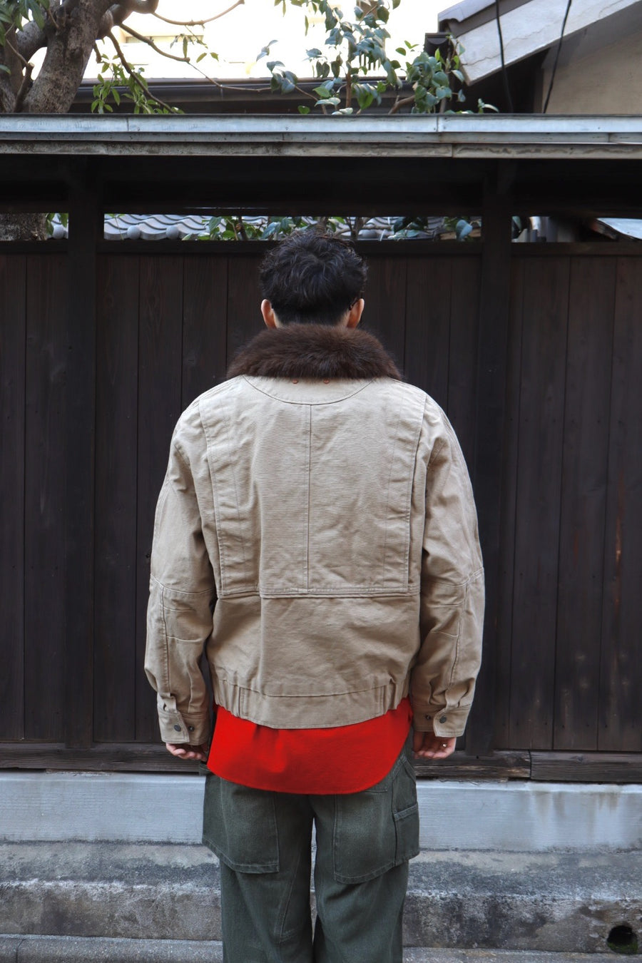 ANDERSSON BELL  UNISEX ORTEGA WASHED COTTON JACKET