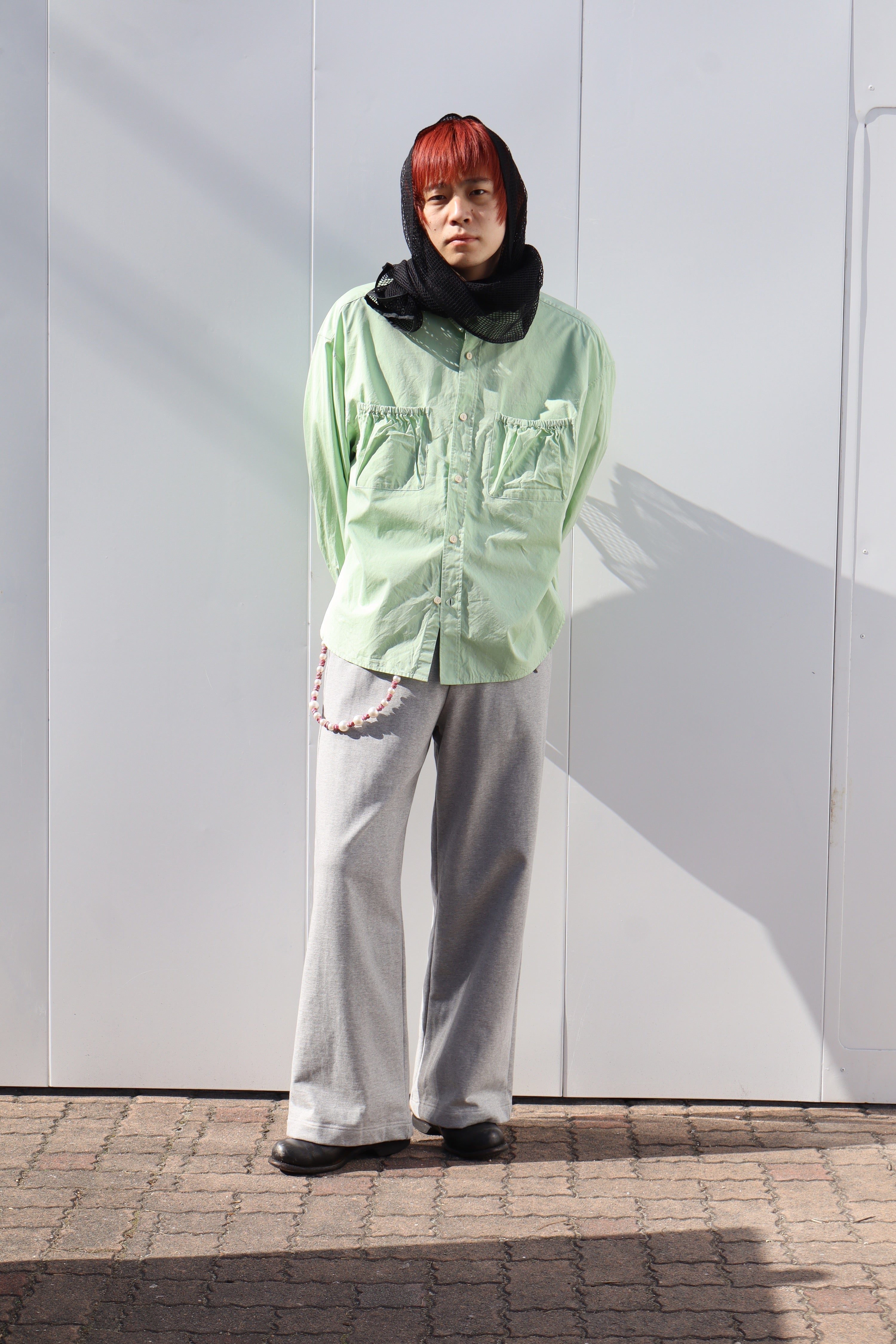 refomed(リフォメッド)のWRIST PATCH WIDE SHIRT MINTの通販｜PALETTE