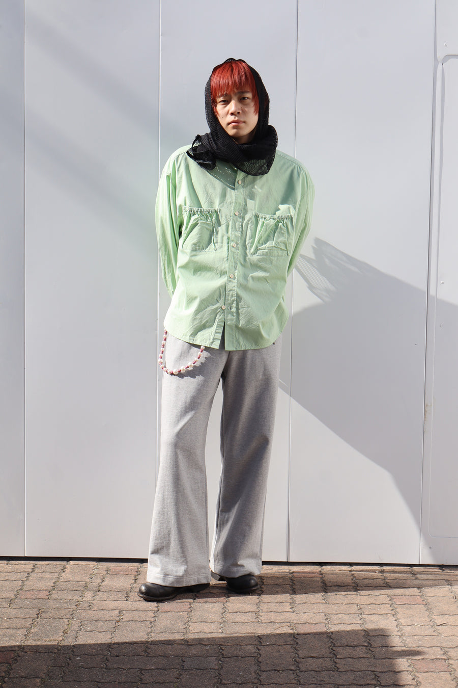 refomed(リフォメッド)のWRIST PATCH WIDE SHIRT MINTの通販｜PALETTE