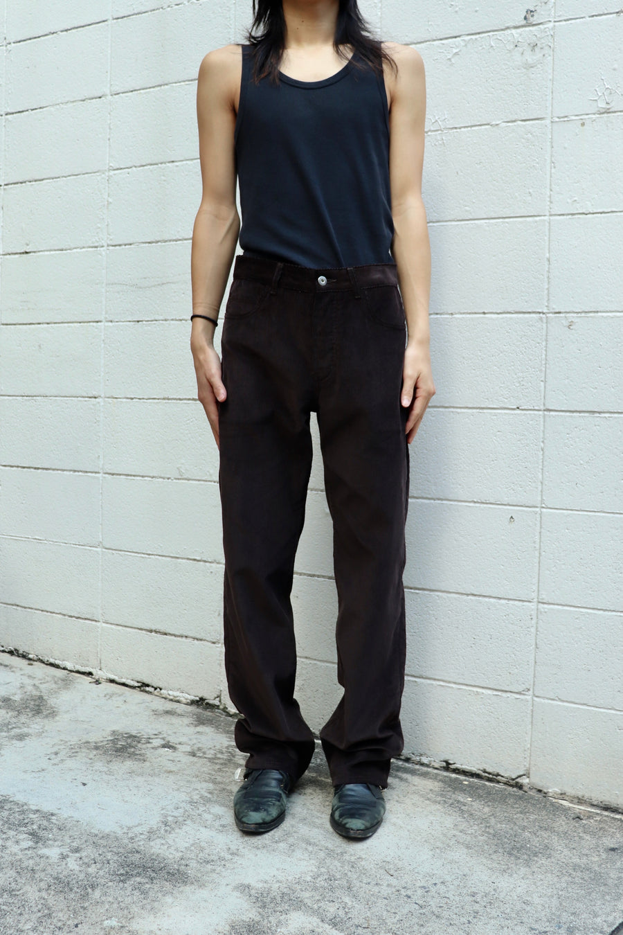 Olga Basha  Pam Brown Corduroy (Mid-rise)