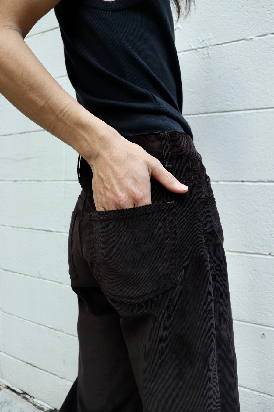 Olga Basha  Pam Brown Corduroy (Mid-rise)