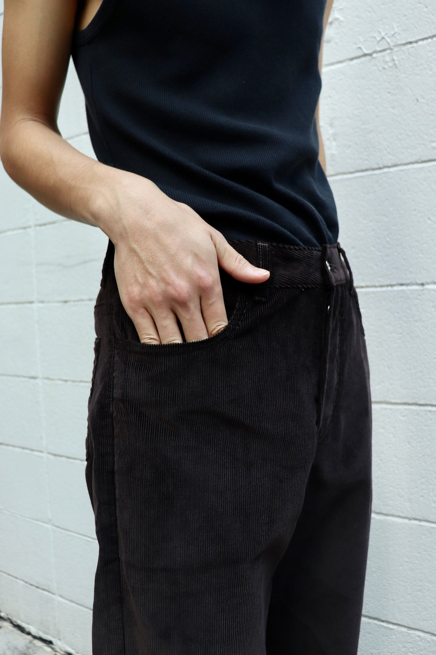 Olga Basha  Pam Brown Corduroy (Mid-rise)