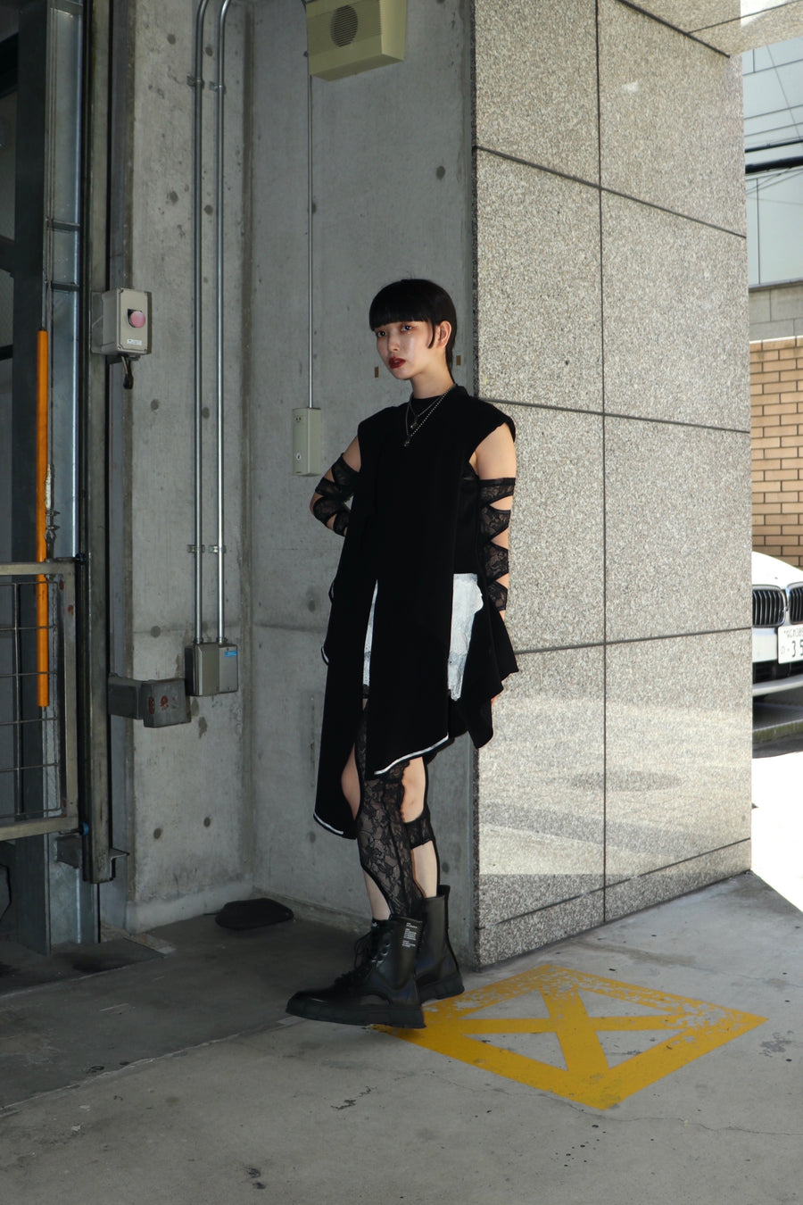 AKIKOAOKI  cyber lace arm