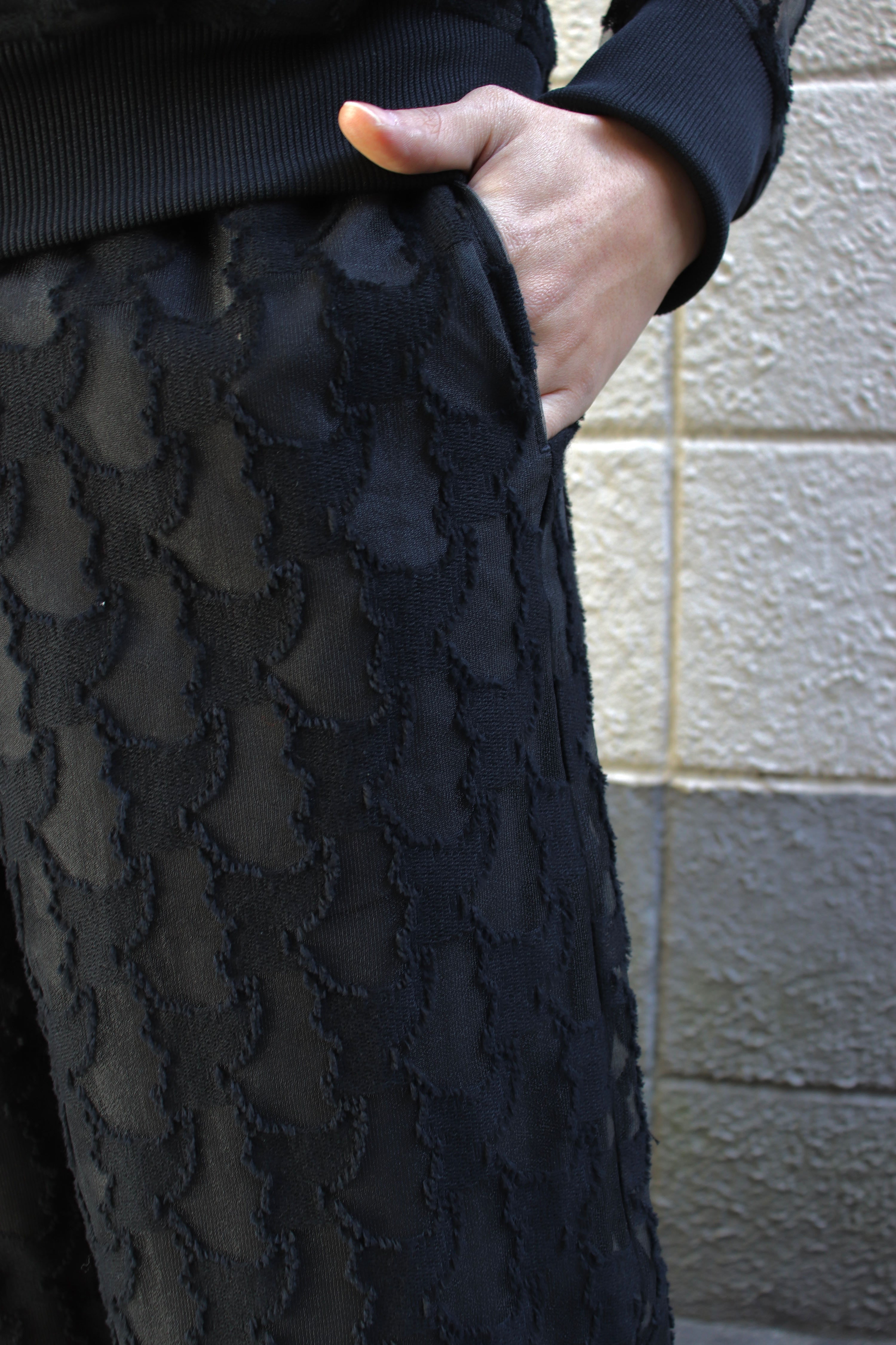 【未開封】Eaphi / PATTERN LACE EASY PANTS Geometric Lace Relax Pants | Pasand by ne Quittez pas | パサン
