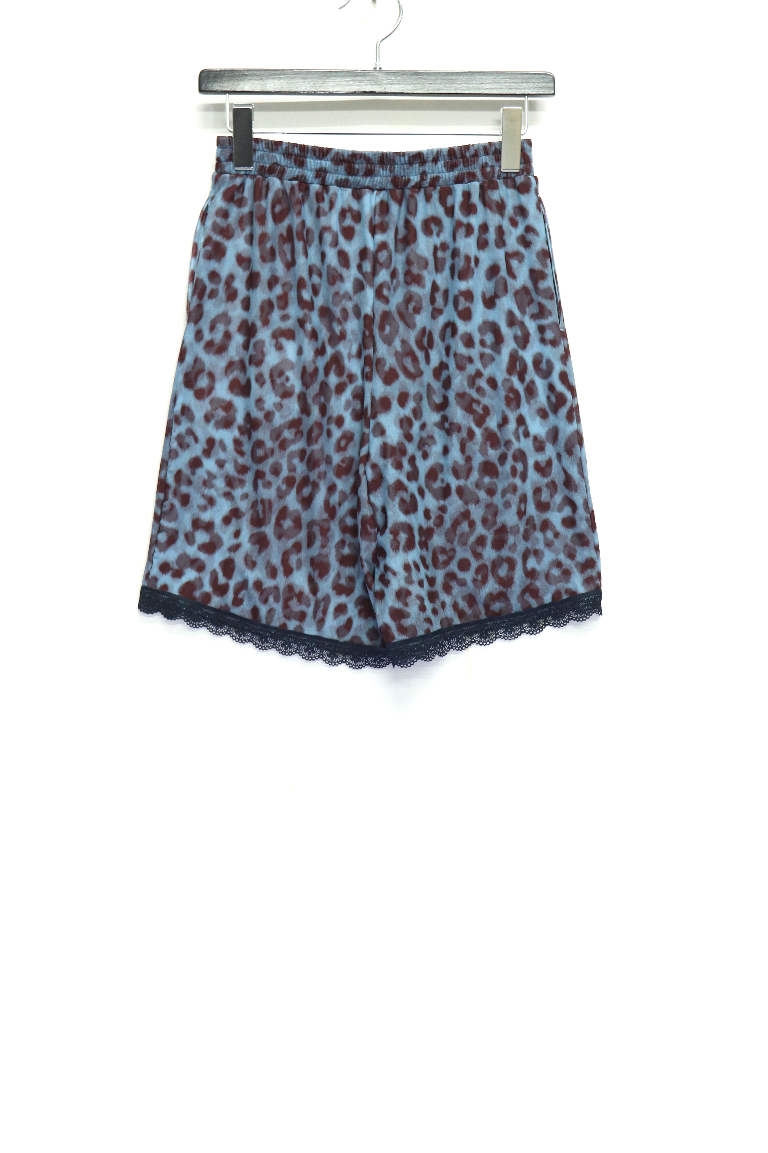 PERVERZE Bias Line Lace Skirt パーバーズ PERVERZE(パーバーズ)のLace-trim Loose Slip Shorts NAVYの通販