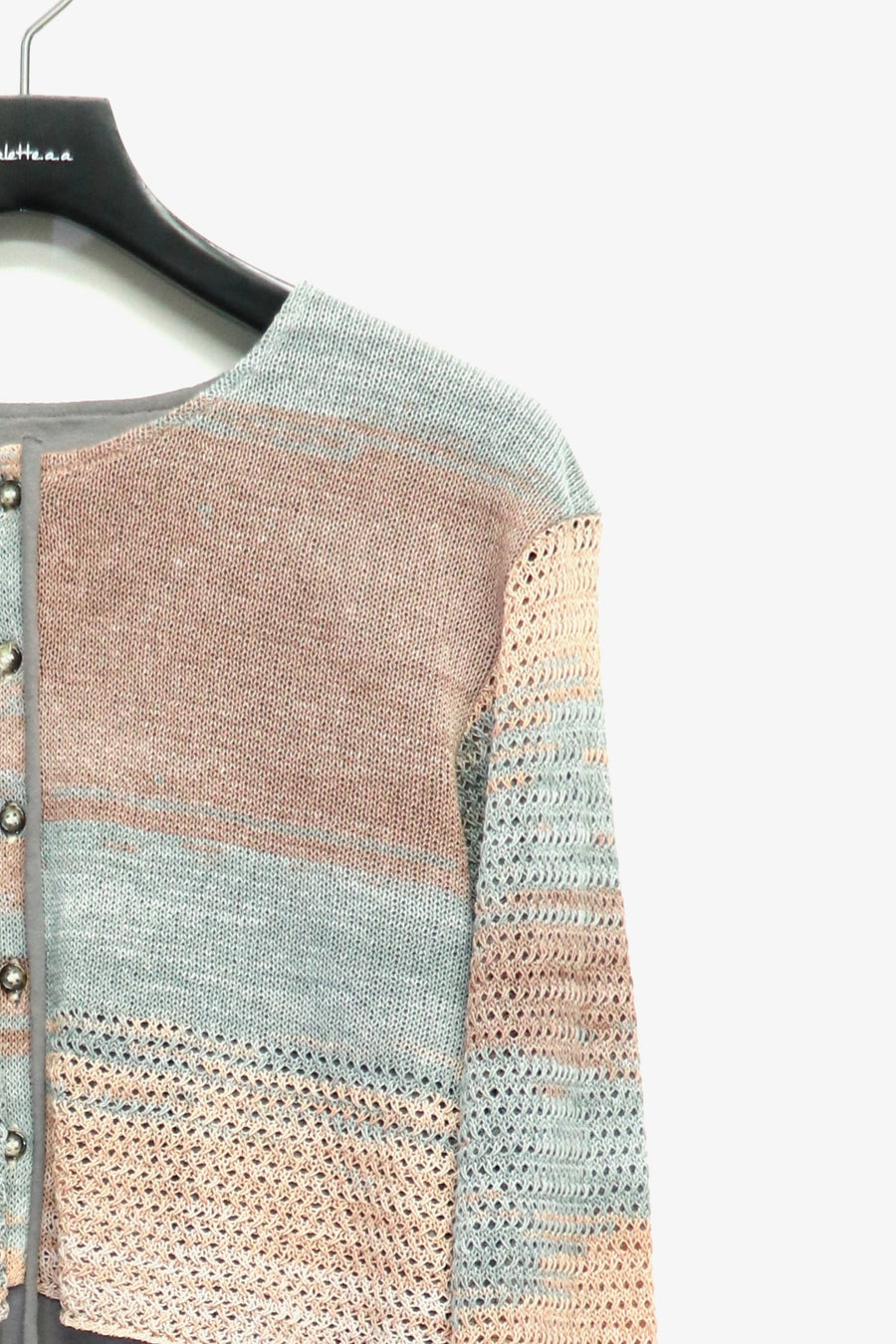 PERVERZE(パーバーズ)のDouble T-Layered Knit Cardigan BEIGEの通販