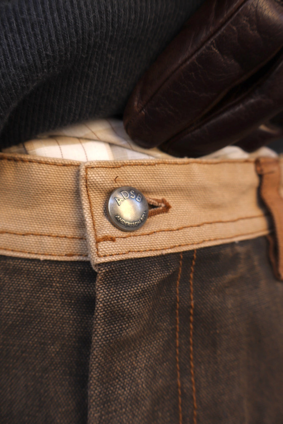 ANDERSSON BELL  PATCHWORK CARPENTER WIDE-LEG JEANS