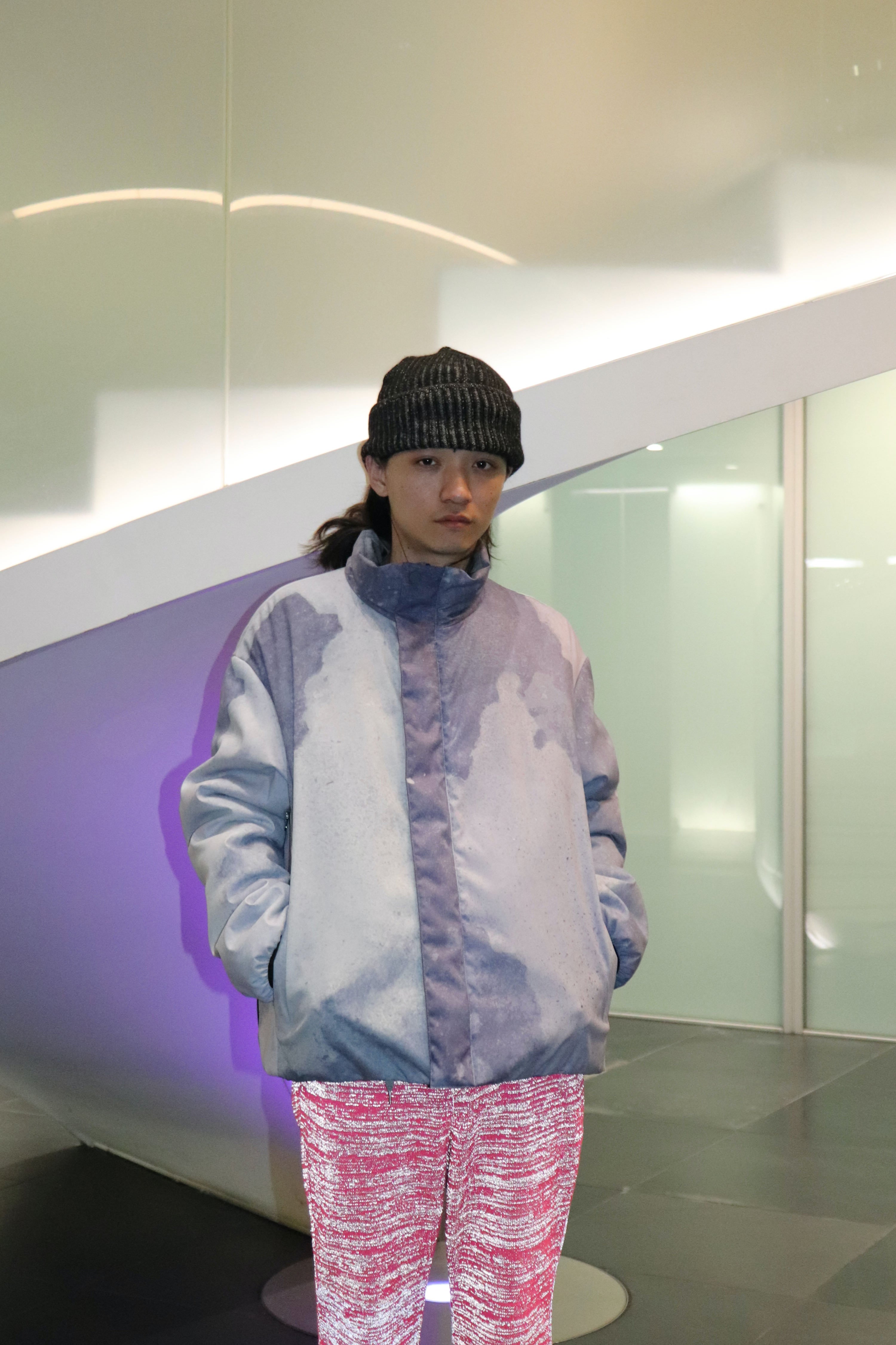 SUGARHILL(シュガーヒル)のPLATING KNIT BALACLAVA BLACK&IVORYの通販