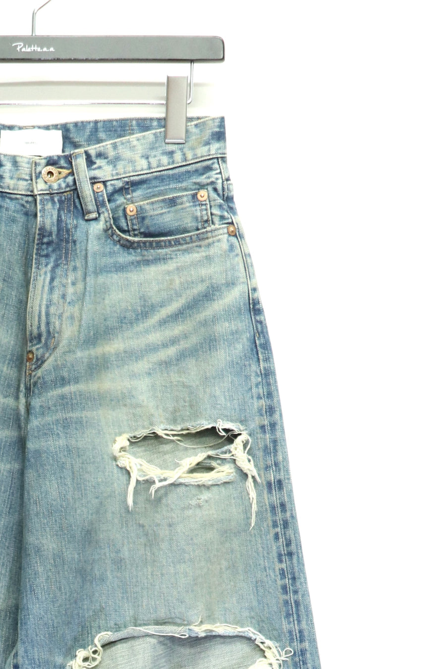 SUGARHILL(シュガーヒル)のDESTRESSED MODERN DENIM WIDE CUTの通販