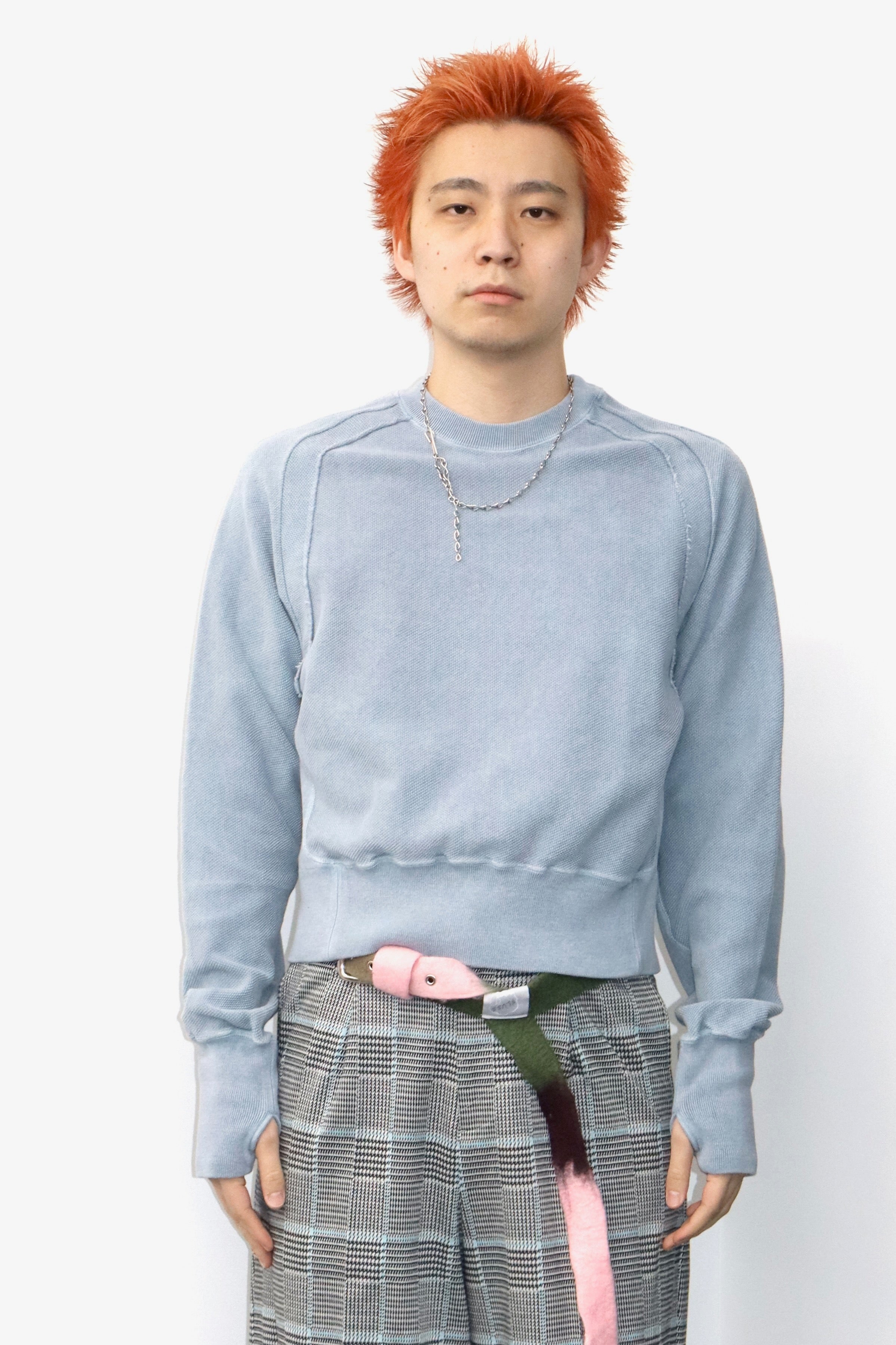 JIAN YE(ジェンイェ)のORBIT TOP DYED AQUA(トレーナー)の通販