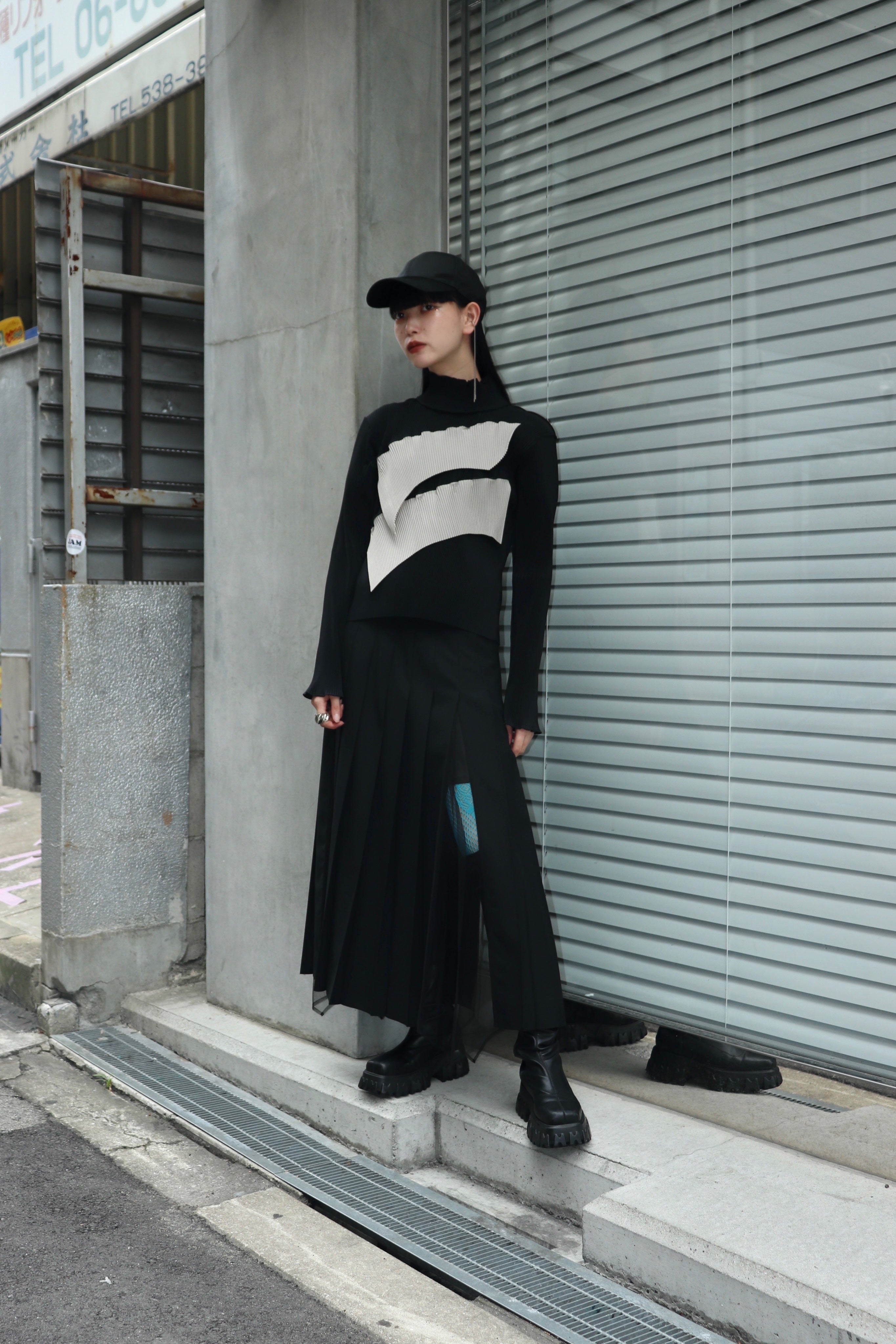 kotohayokozawa(コトハヨコザワ)のTODO WAVE LONG-SLEEVE TOP HIGH