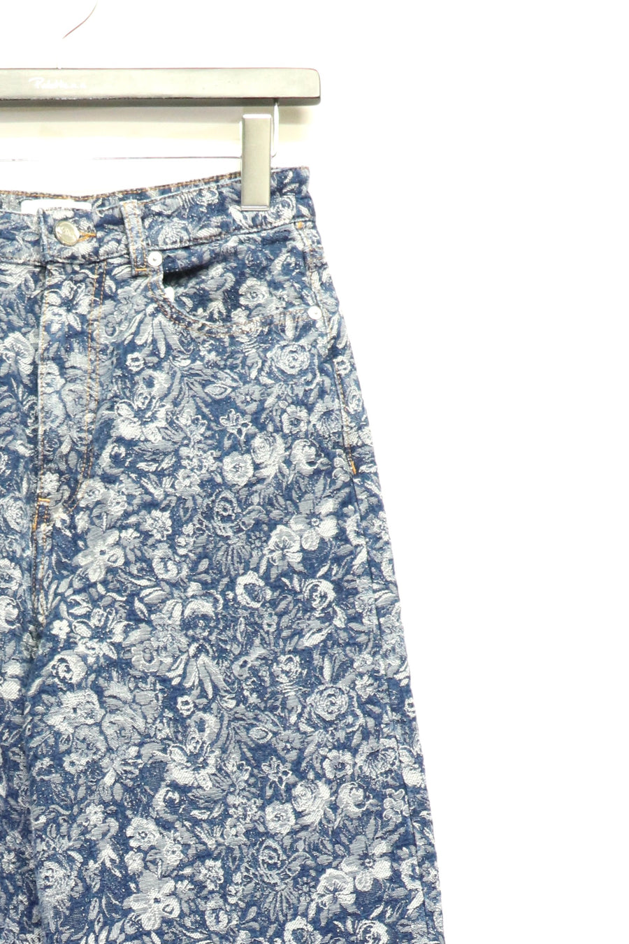 GANNI  Tapestry Denim Baggy Jeans