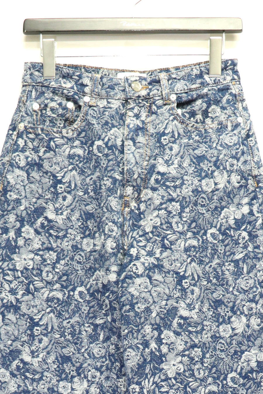 GANNI  Tapestry Denim Baggy Jeans