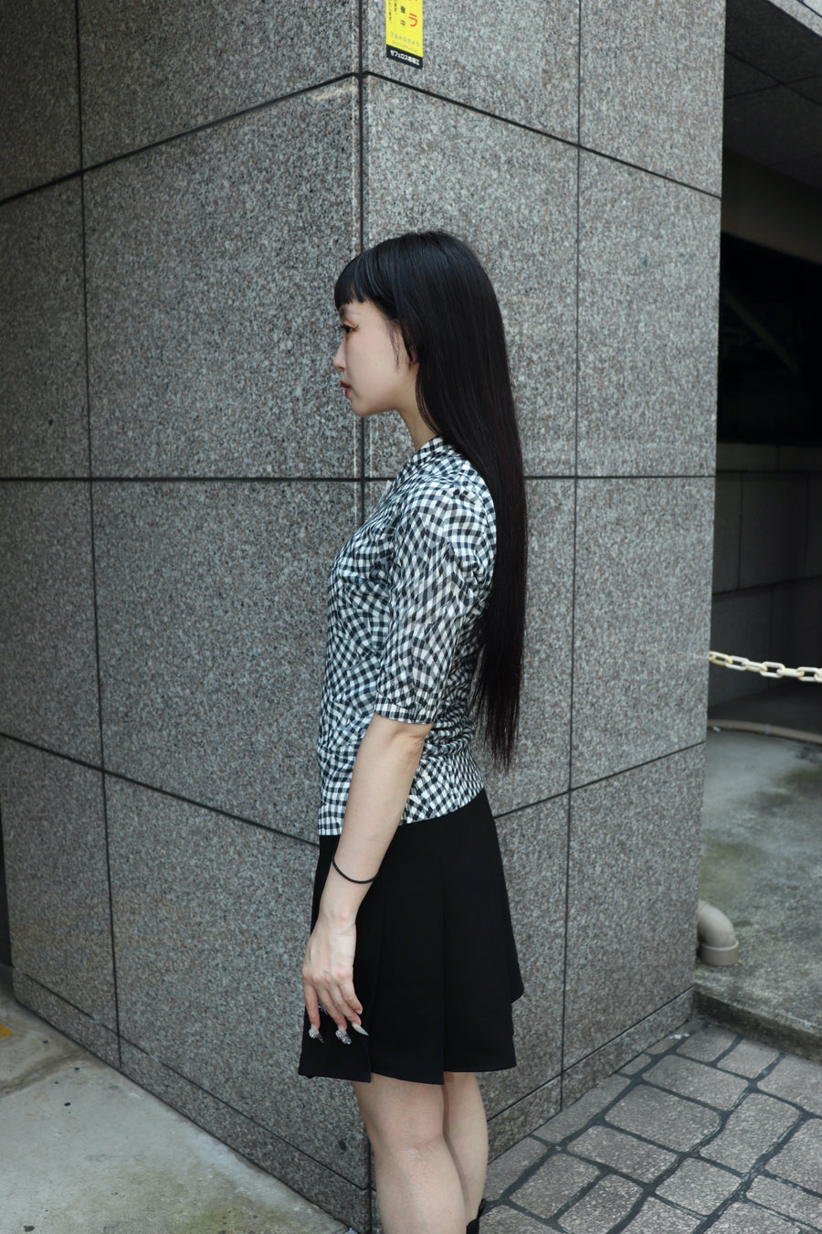 GANNI  Sheer Cotton Printed Polo