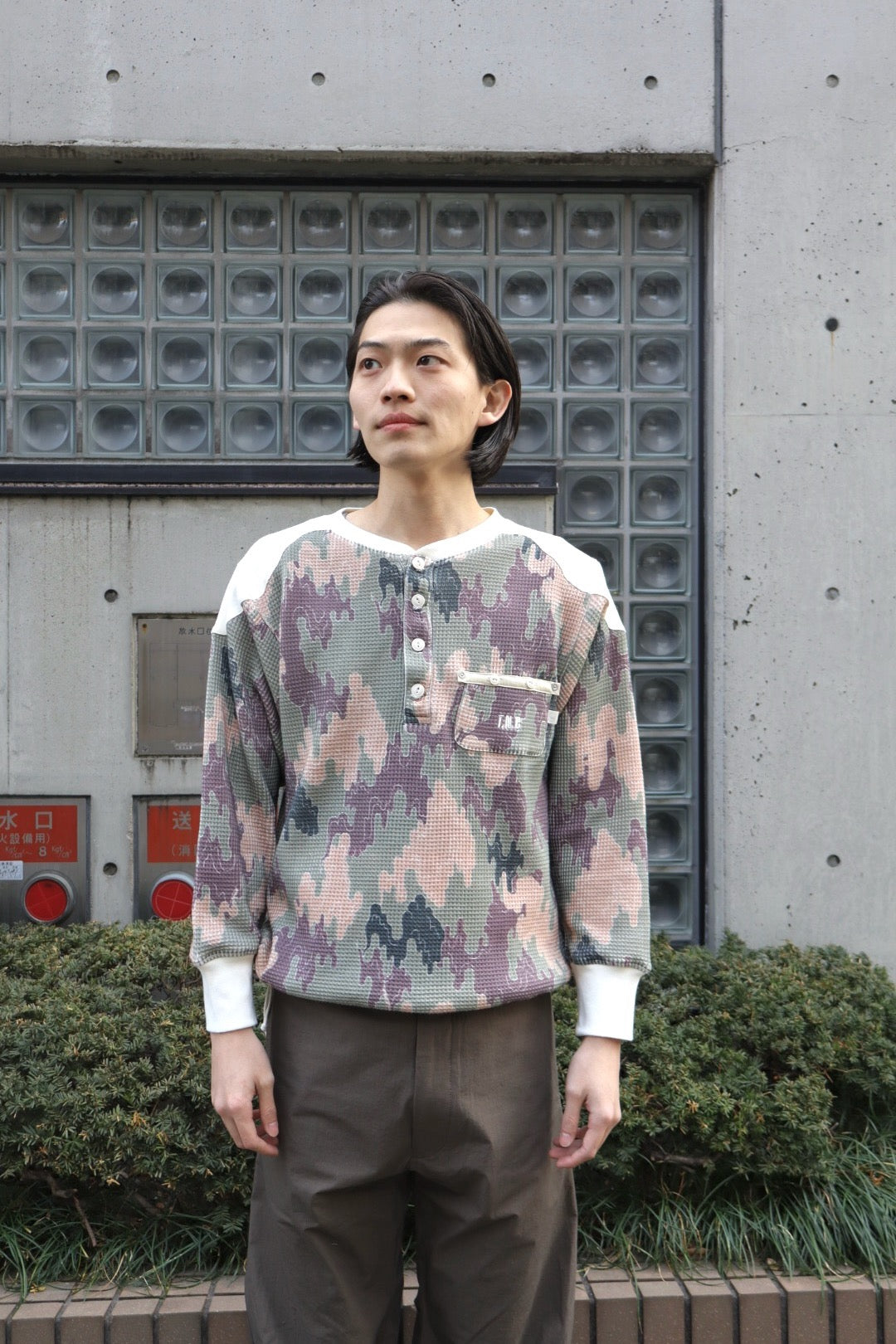 FAF LS Pocket Thermal Shirts カモ　25SS FAF(エフエーエフ)のLS Pocket Thermal Shirts WIK CAMOの通販
