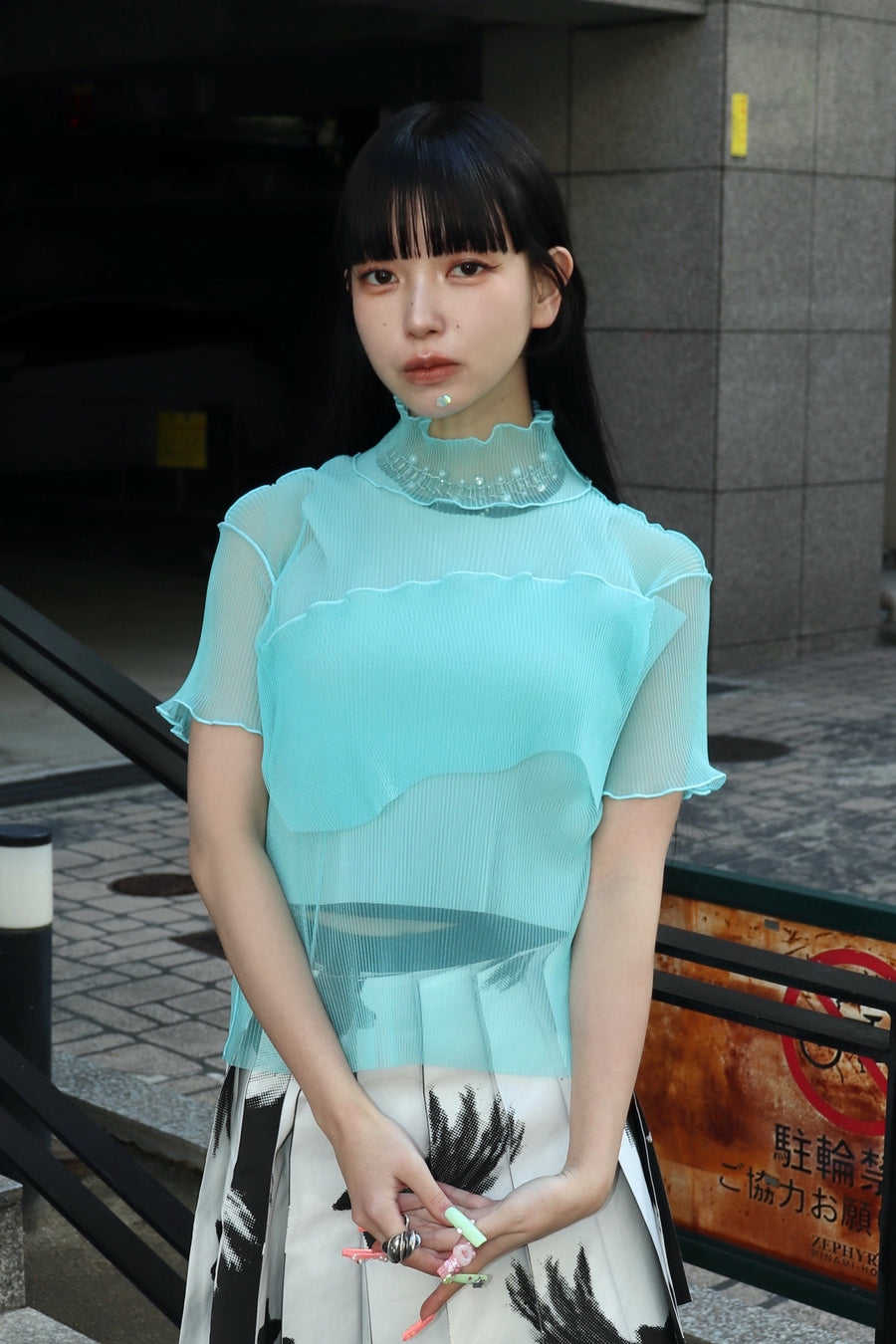 kotohayokozawa(コトハヨコザワ)のGHOST TODO TOP SHORTSLEEVE