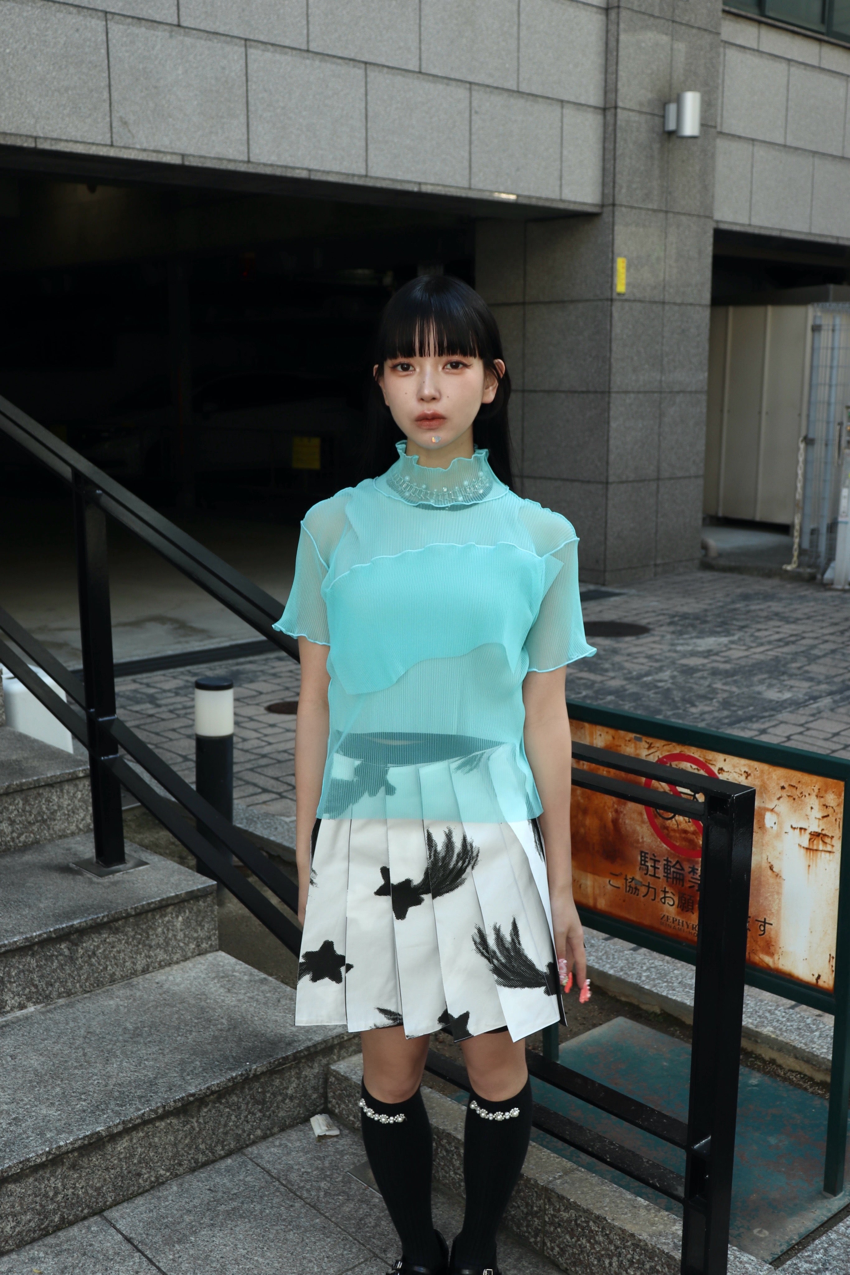 kotohayokozawa(コトハヨコザワ)のGHOST TODO TOP SHORTSLEEVE