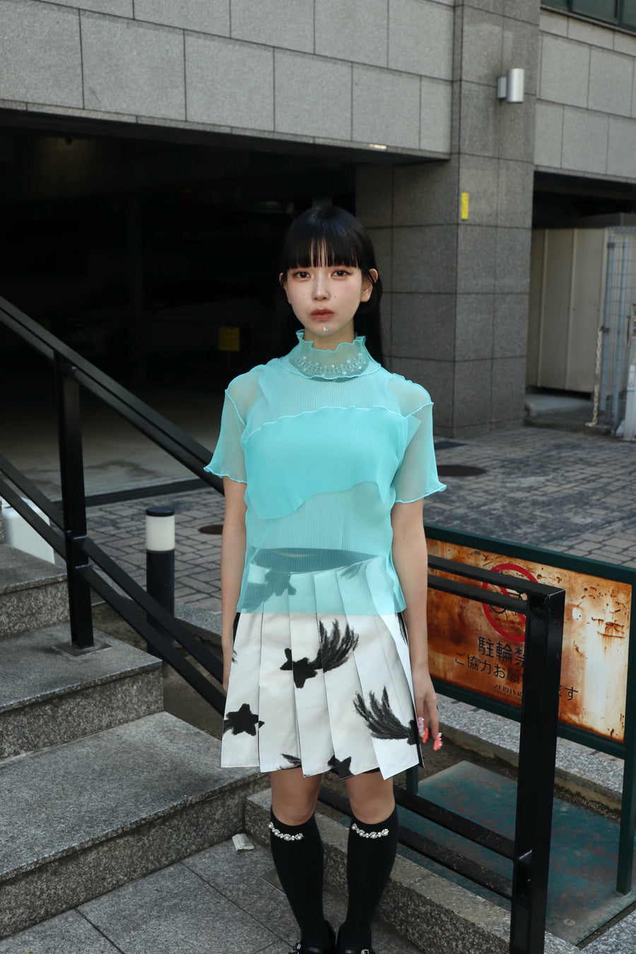 kotohayokozawa(コトハヨコザワ)のGHOST TODO TOP SHORTSLEEVE