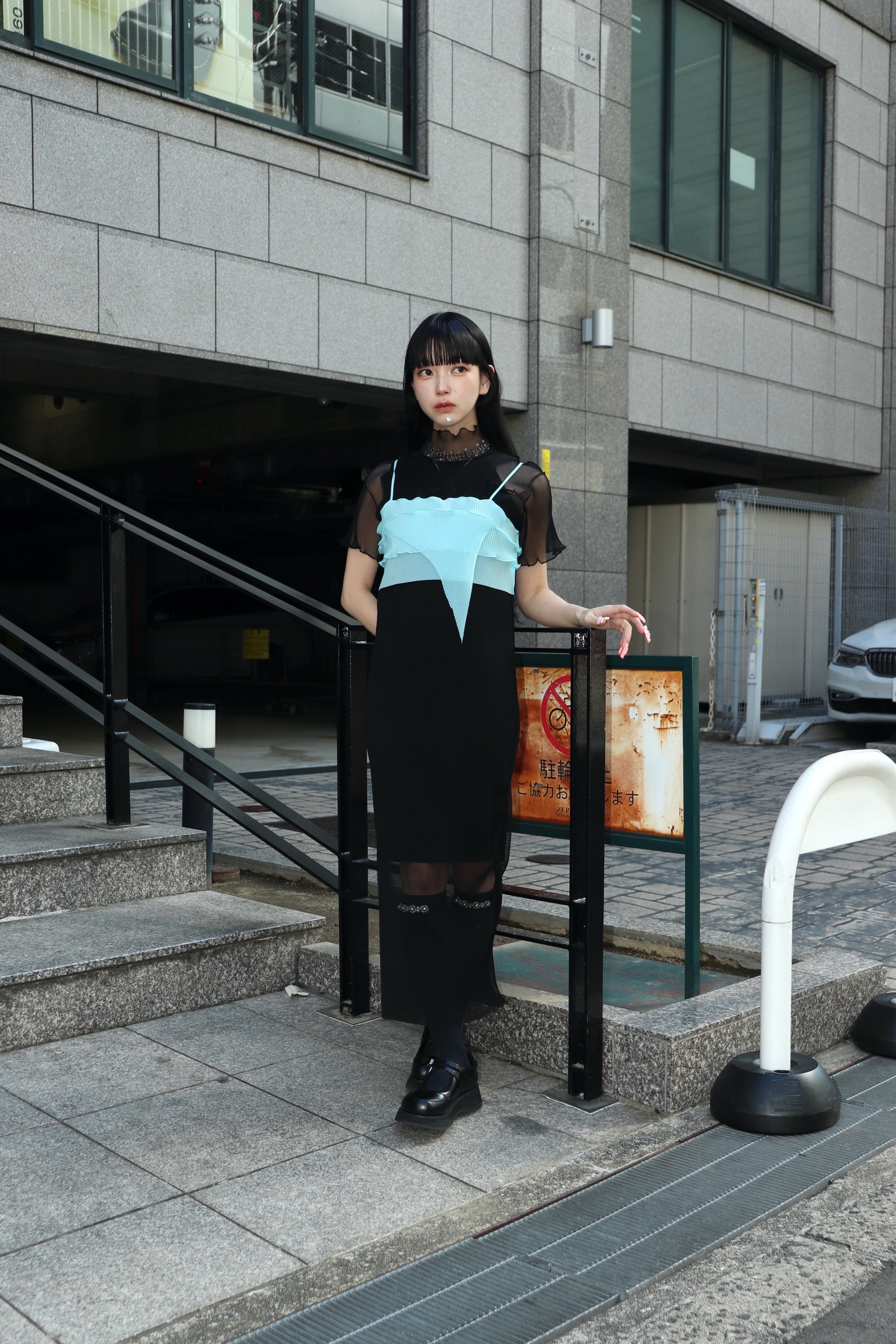 kotohayokozawa(コトハヨコザワ)のGHOST TODO DRESS SHORTSLEEVE