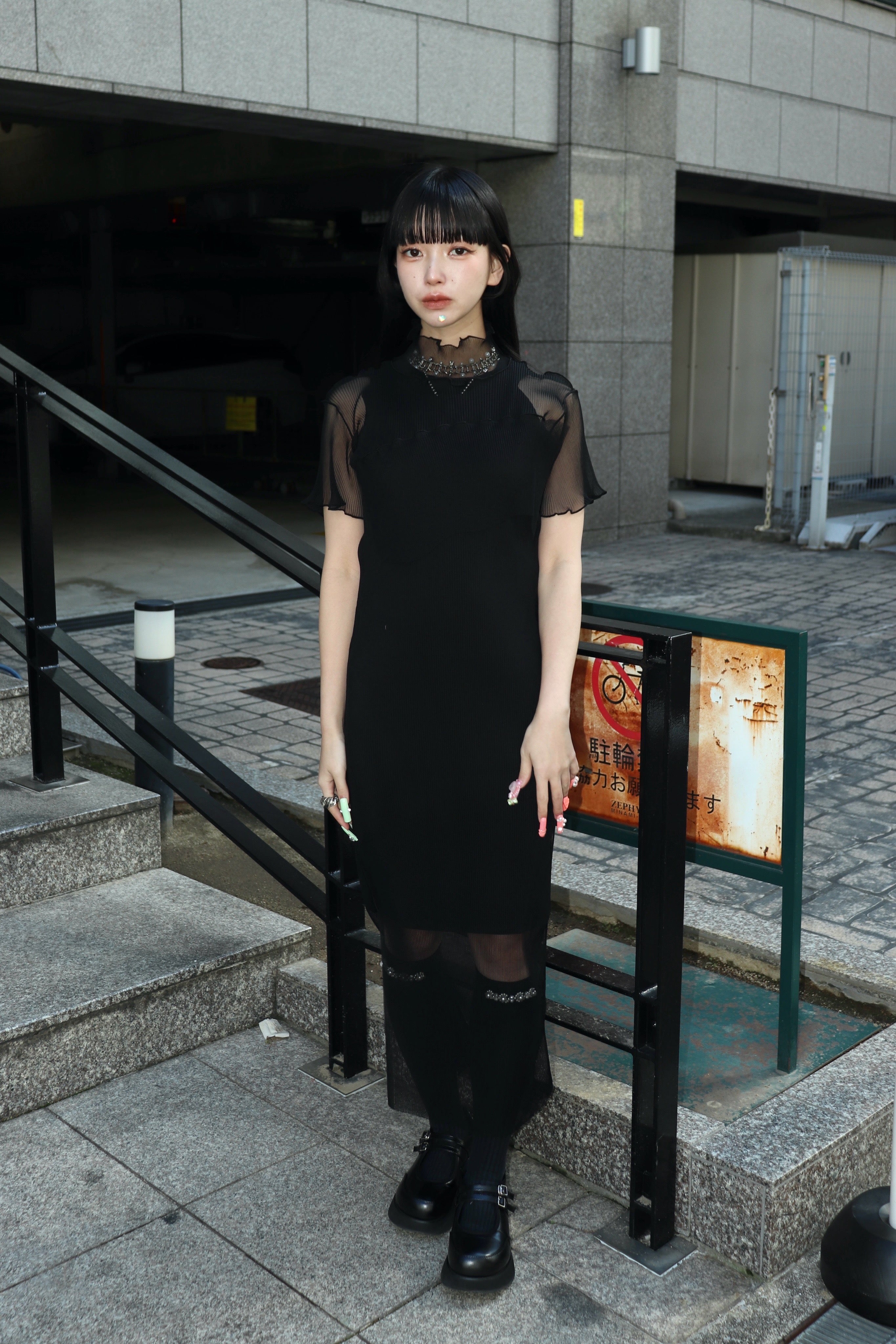 kotohayokozawa(コトハヨコザワ)のGHOST TODO DRESS SHORTSLEEVE