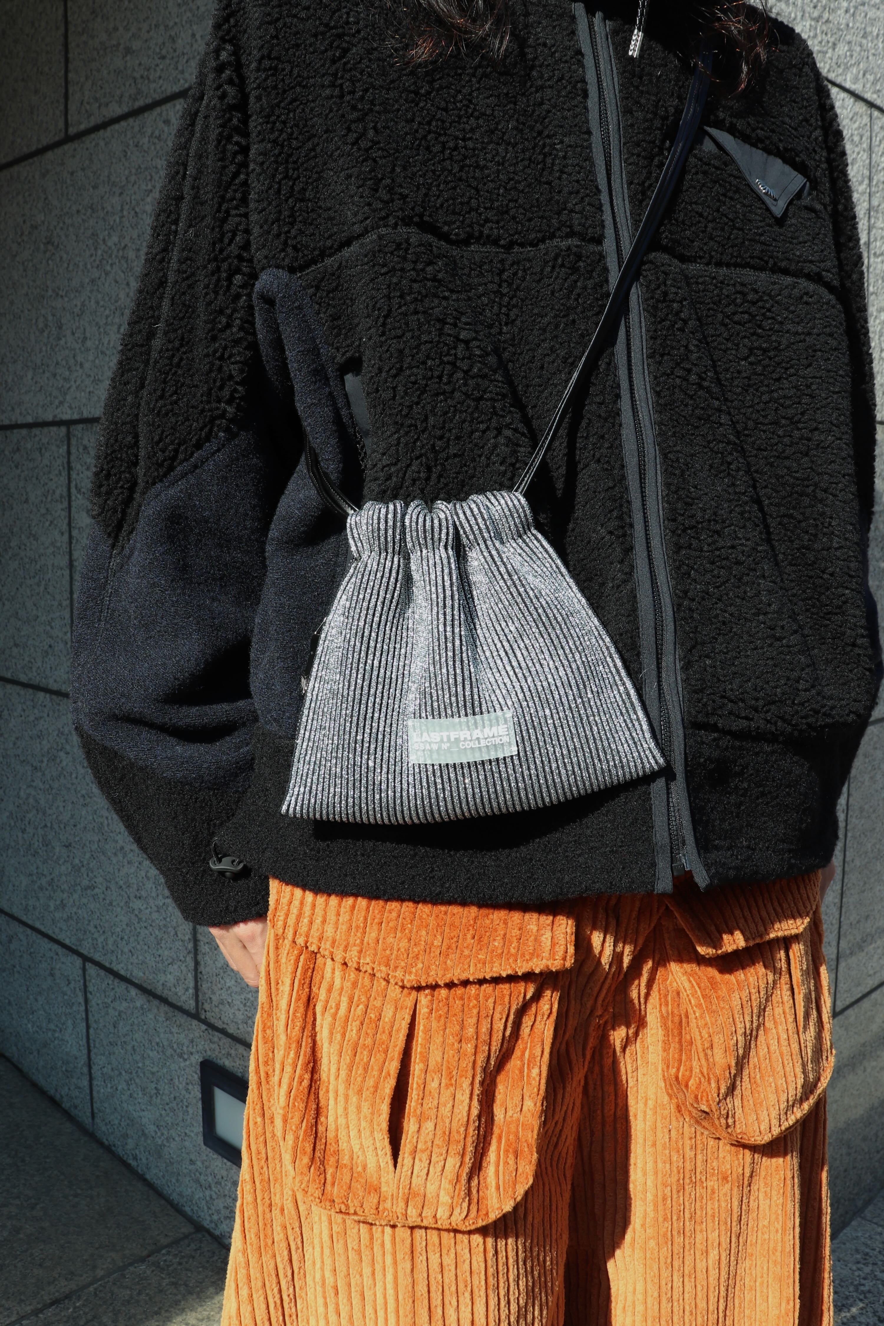 LASTFRAME(ラストフレーム)のKYOTO METALLIC SACK BAG MINI DARK