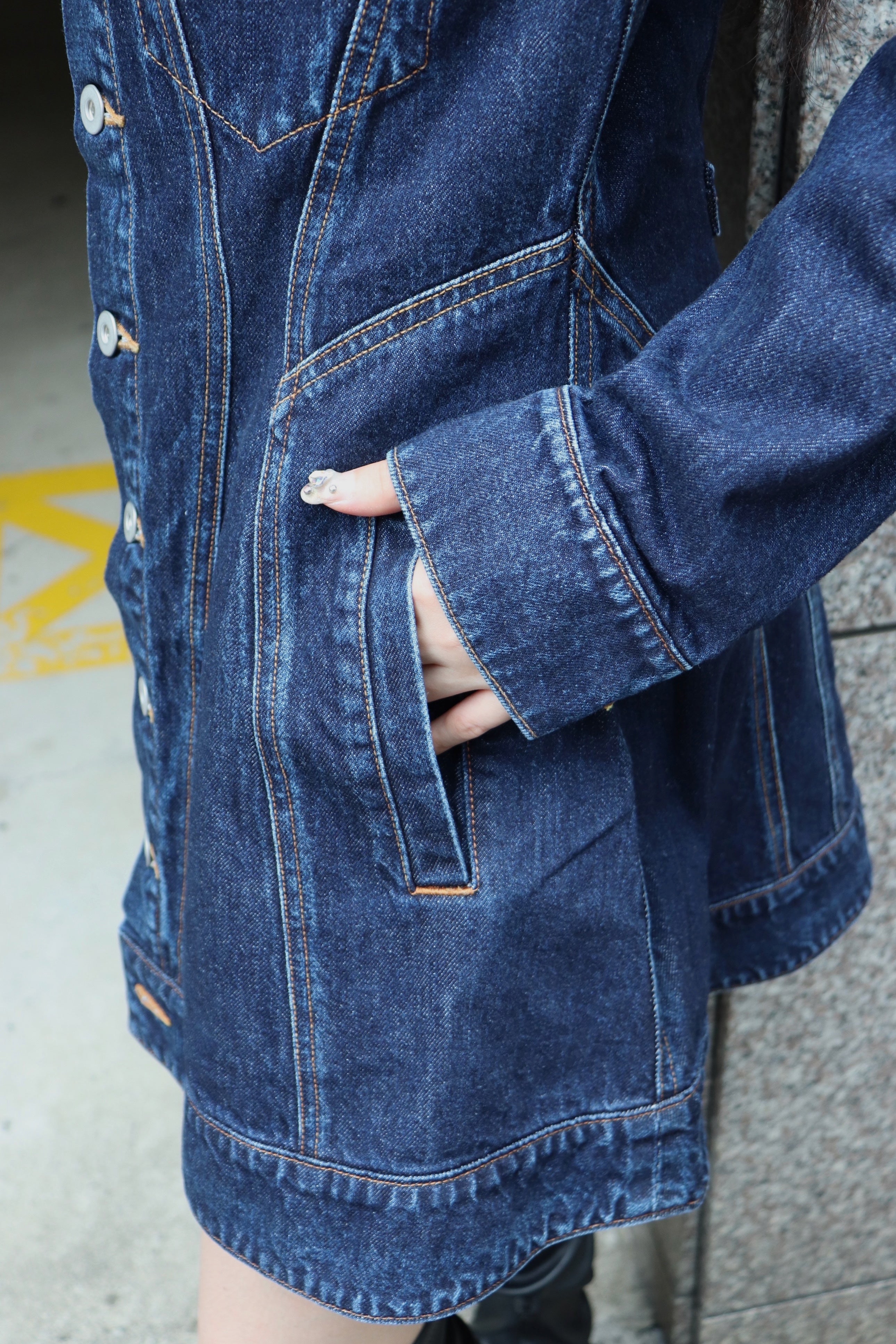 FETICO(フェティコ)のDENIM SLIT JACKETの通販｜PALETTE art aliveの