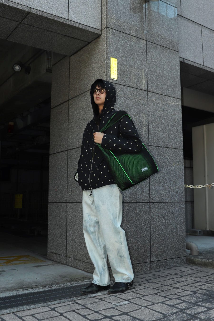 soe  All-Over Embroidered Hooded Jacket