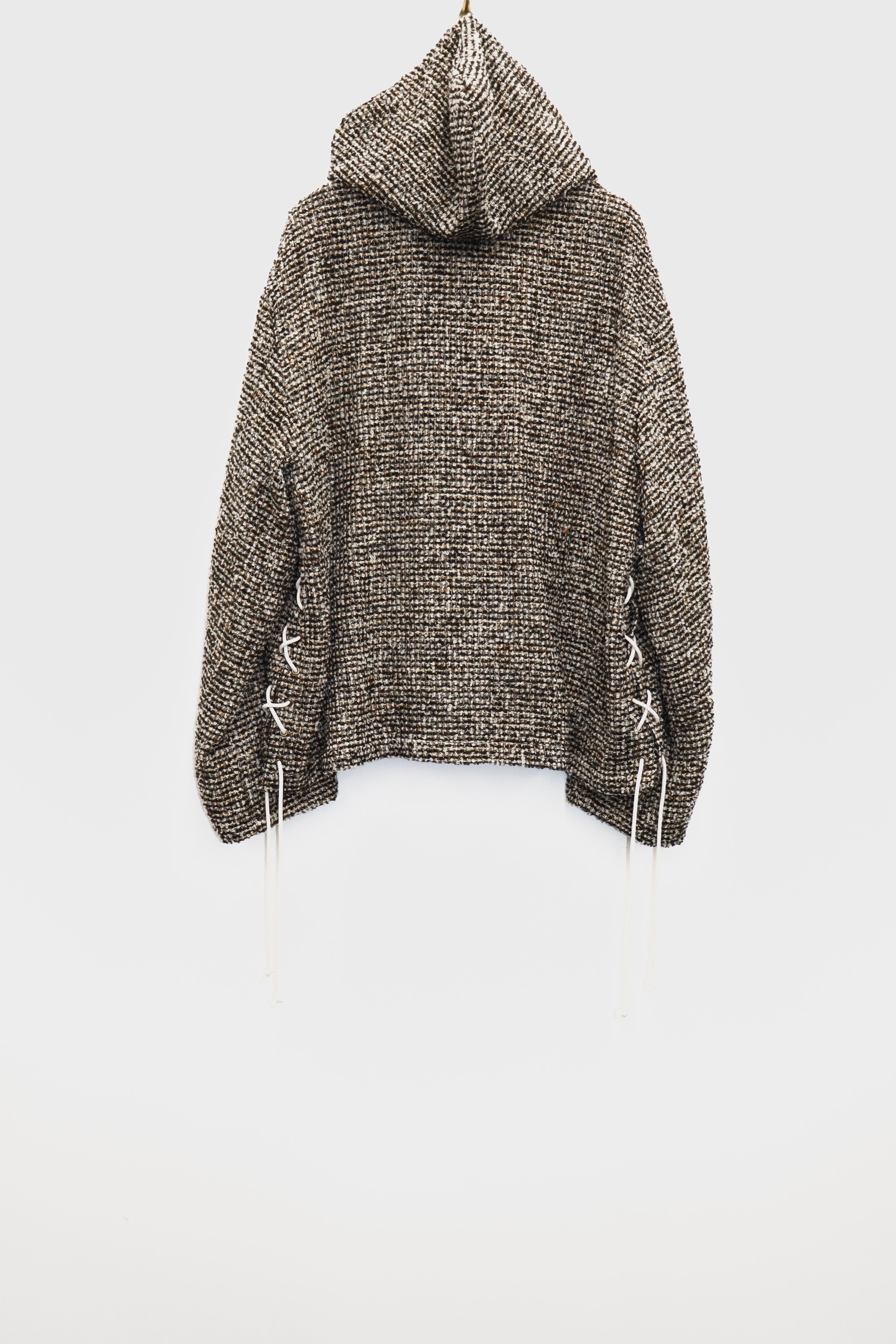 トップス Urig TWEED NEU DECK PARKA HL WHITE MULTI Urig（ウーリッヒ）のTWEED NEU DECK PARKA HL WHITE MULTIの通販