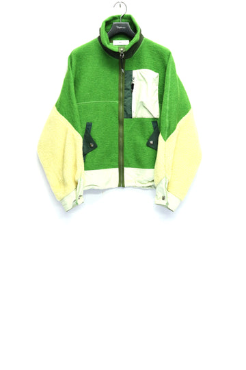 TOGA VIRILIS  Wool jersey blouson(Light Green)