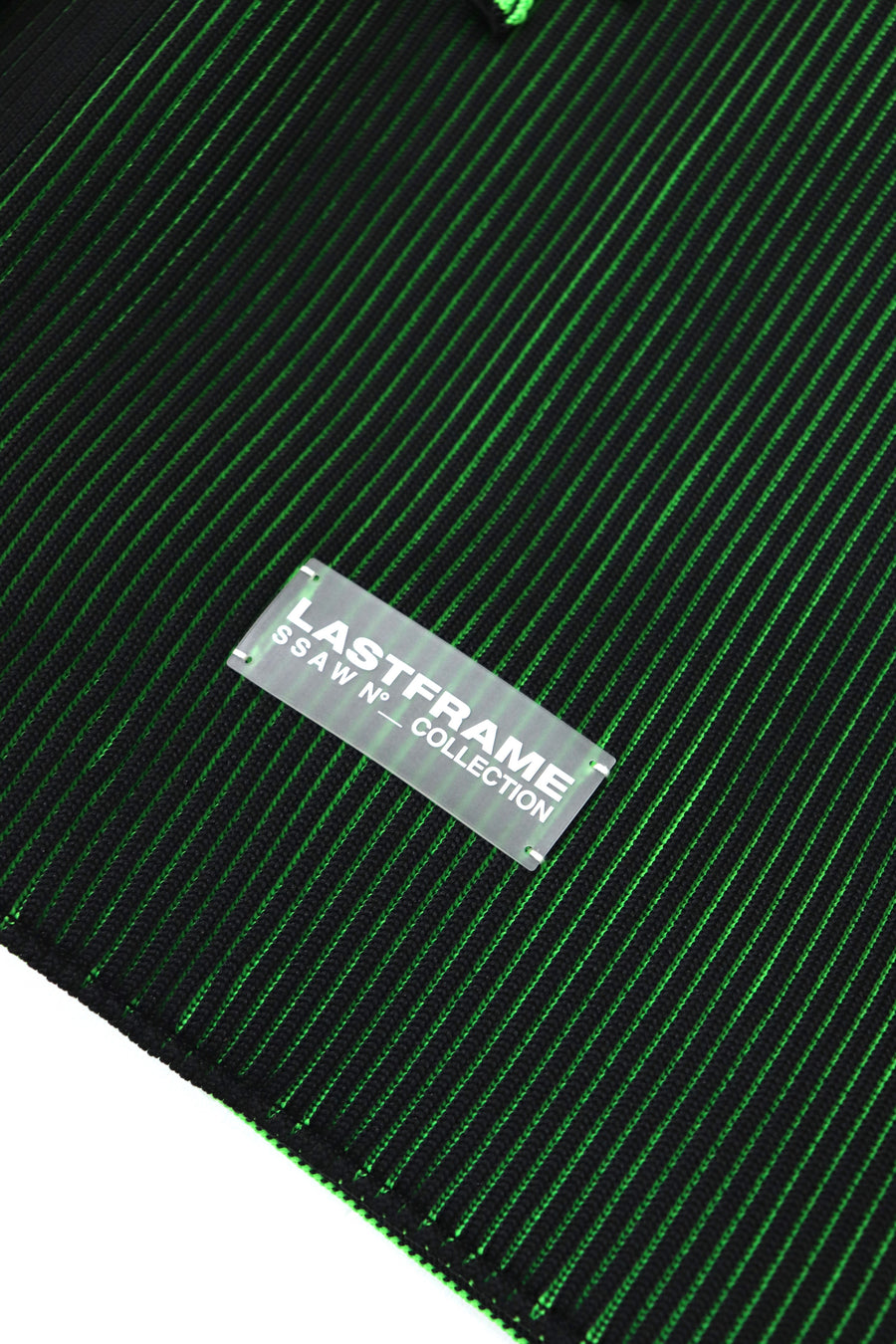 LASTFRAME  KASANE REVERSIBLE TASUKI TOTE LARGE(BLACK × NEON GREEN)